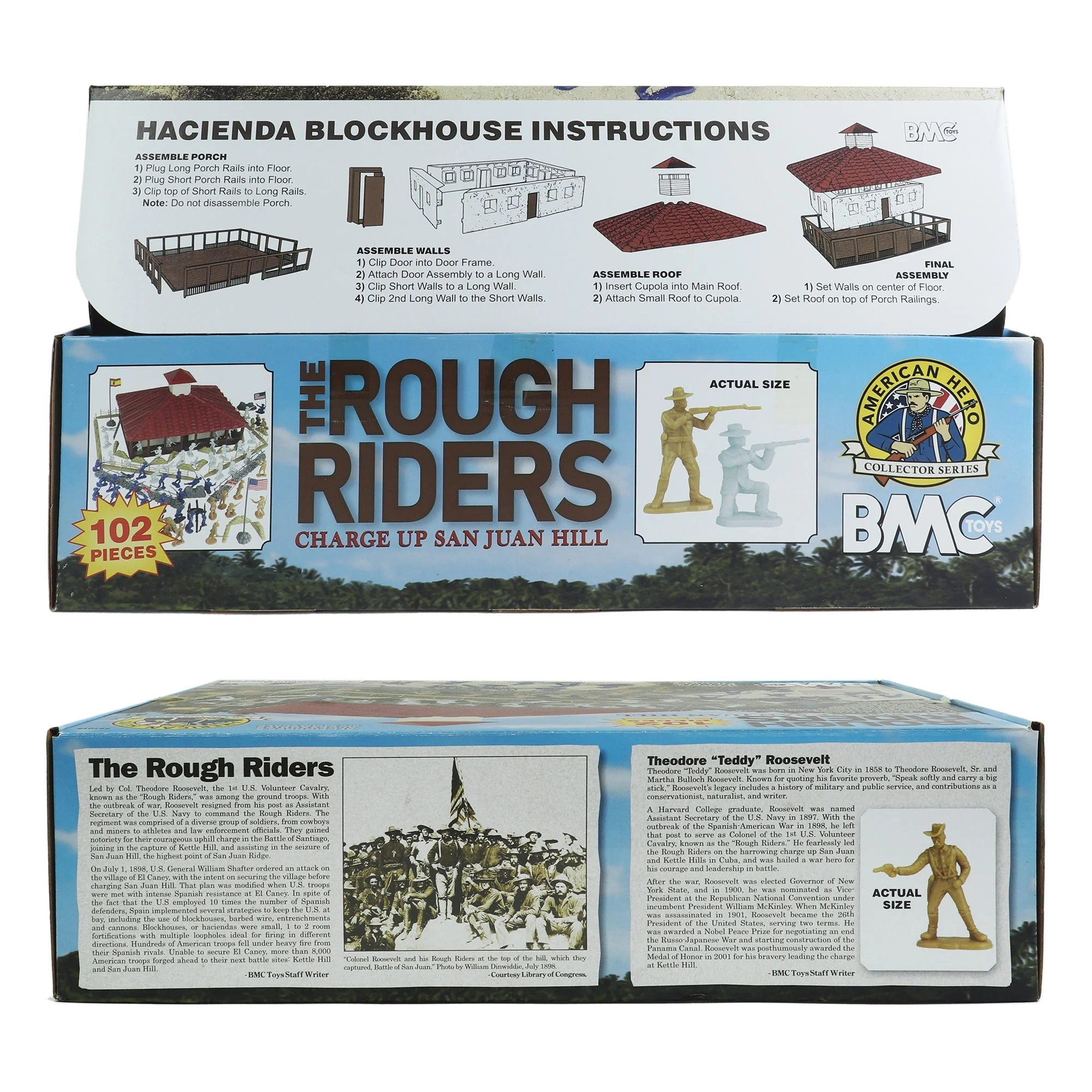 BMC The Rough Riders Charge Up San Juan Hill - 102pc Boxed Playset - Image 9