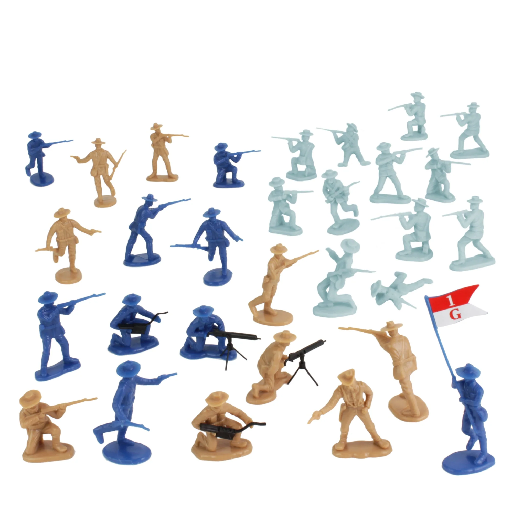 BMC The Rough Riders Charge Up San Juan Hill - 32pc Soldier Figures - Image 6