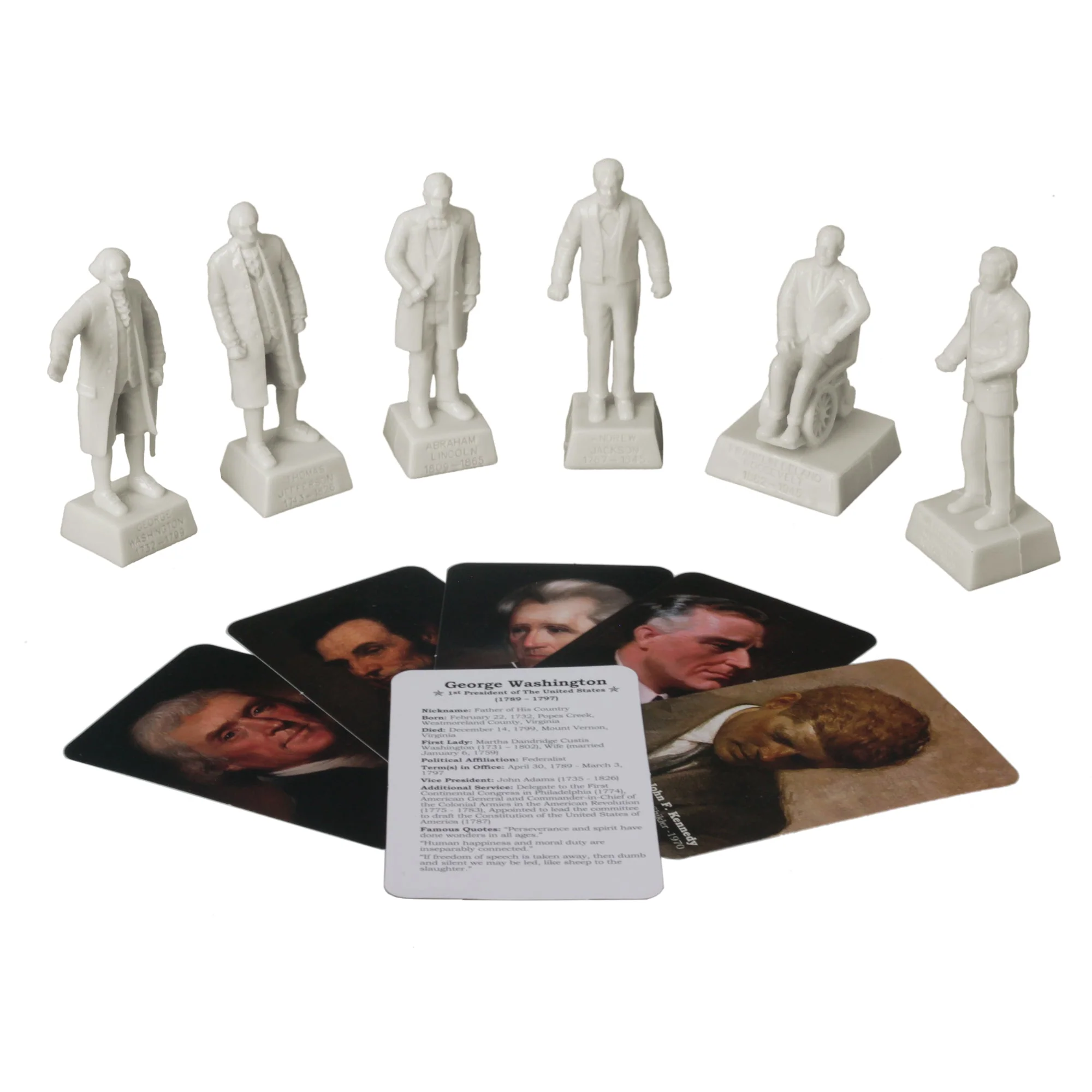 BMC Presidents of The United States Series 1 - Plastic Figure 6pc Set - Image 2
