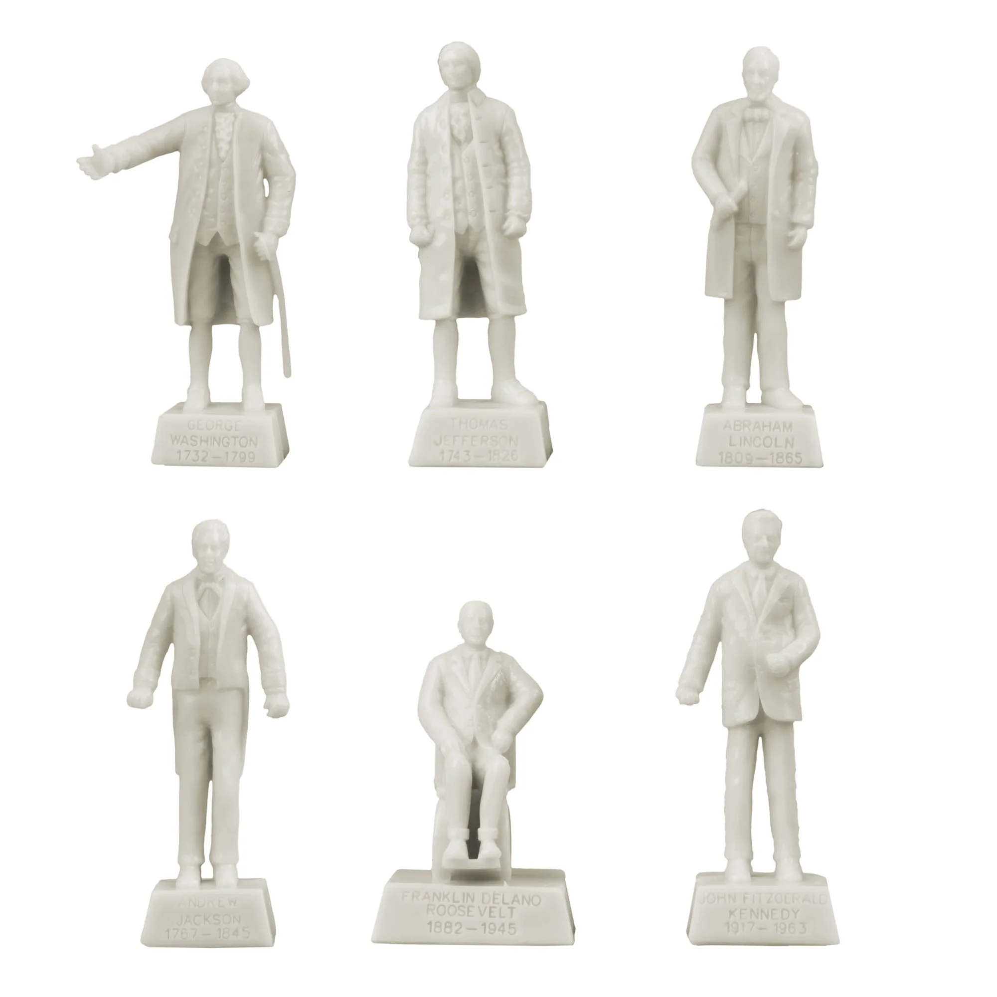 BMC Presidents of The United States Series 1 - Plastic Figure 6pc Set - Image 3