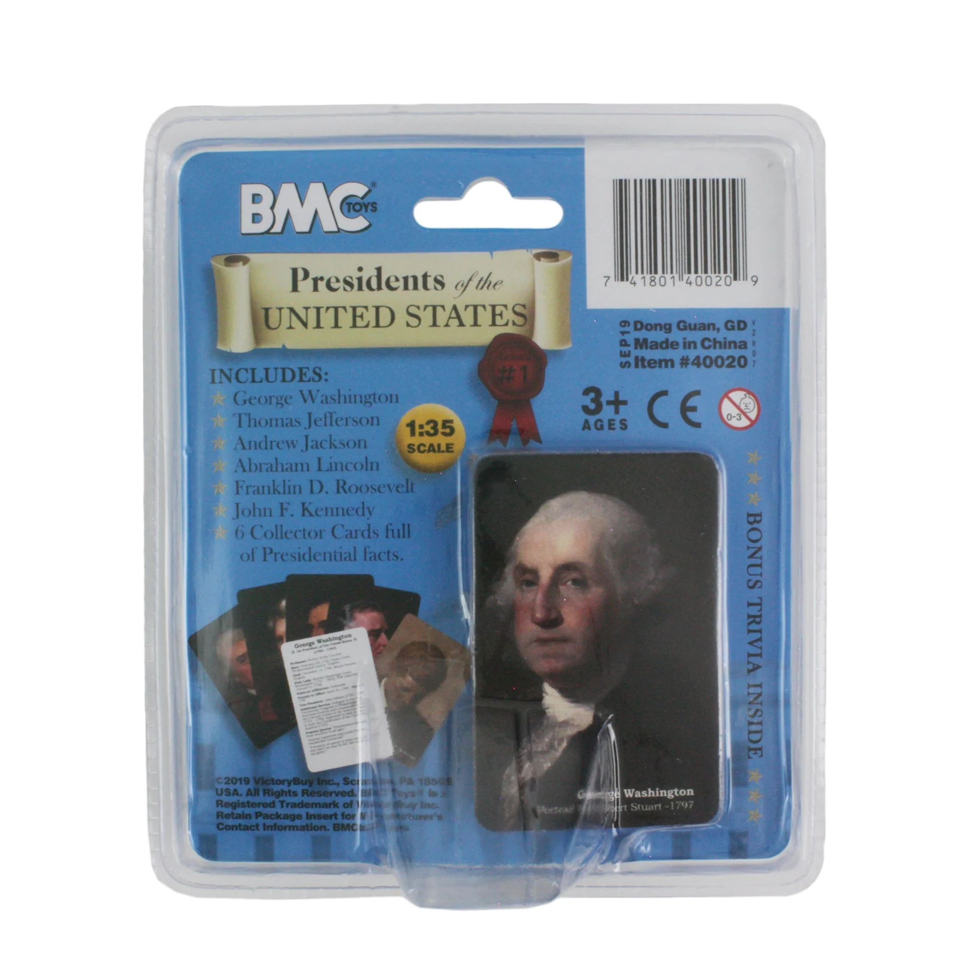 BMC Presidents of The United States Series 1 - Plastic Figure 6pc Set - Image 8