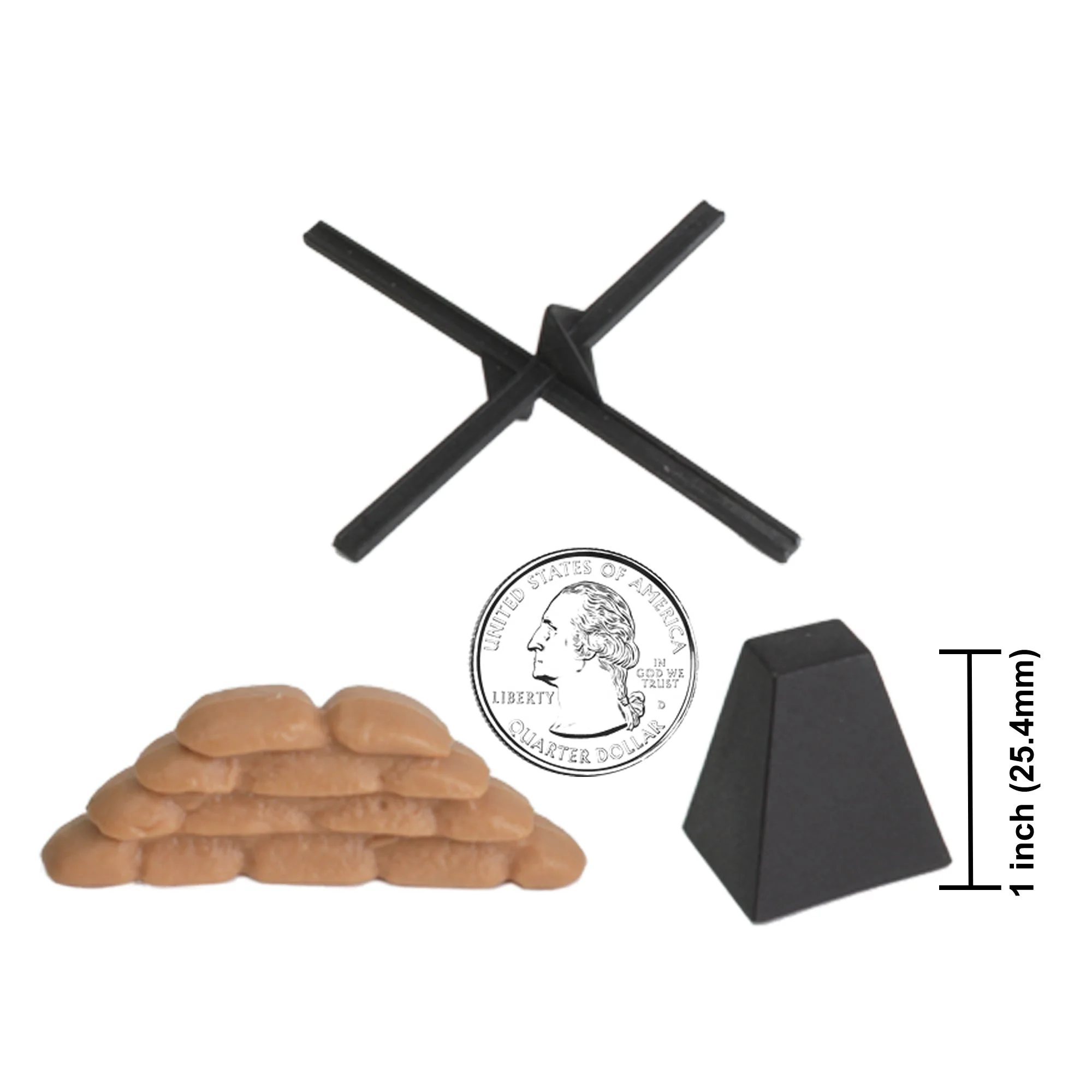 BMC WW2 Atlantic Wall Fortifications - 21pc Plastic Army Men Accessories - Image 3