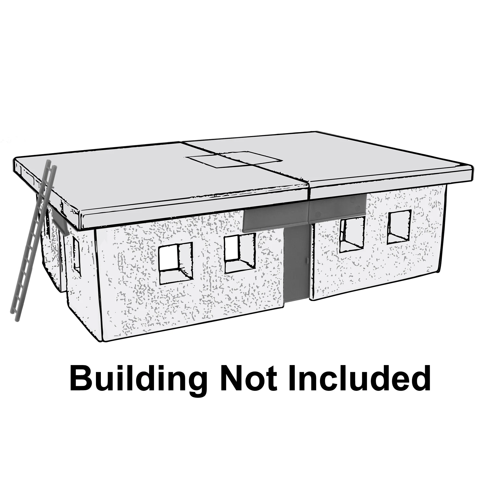 BMC WW2 Bunker Doors - Gray Plastic Army Men Blockhouse Building Accessories - Image 3