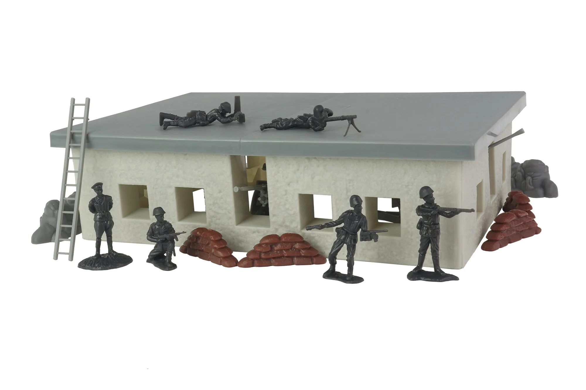BMC WW2 Secret Stronghold - 36pc Plastic Army Men German Bunker Playset - Image 4