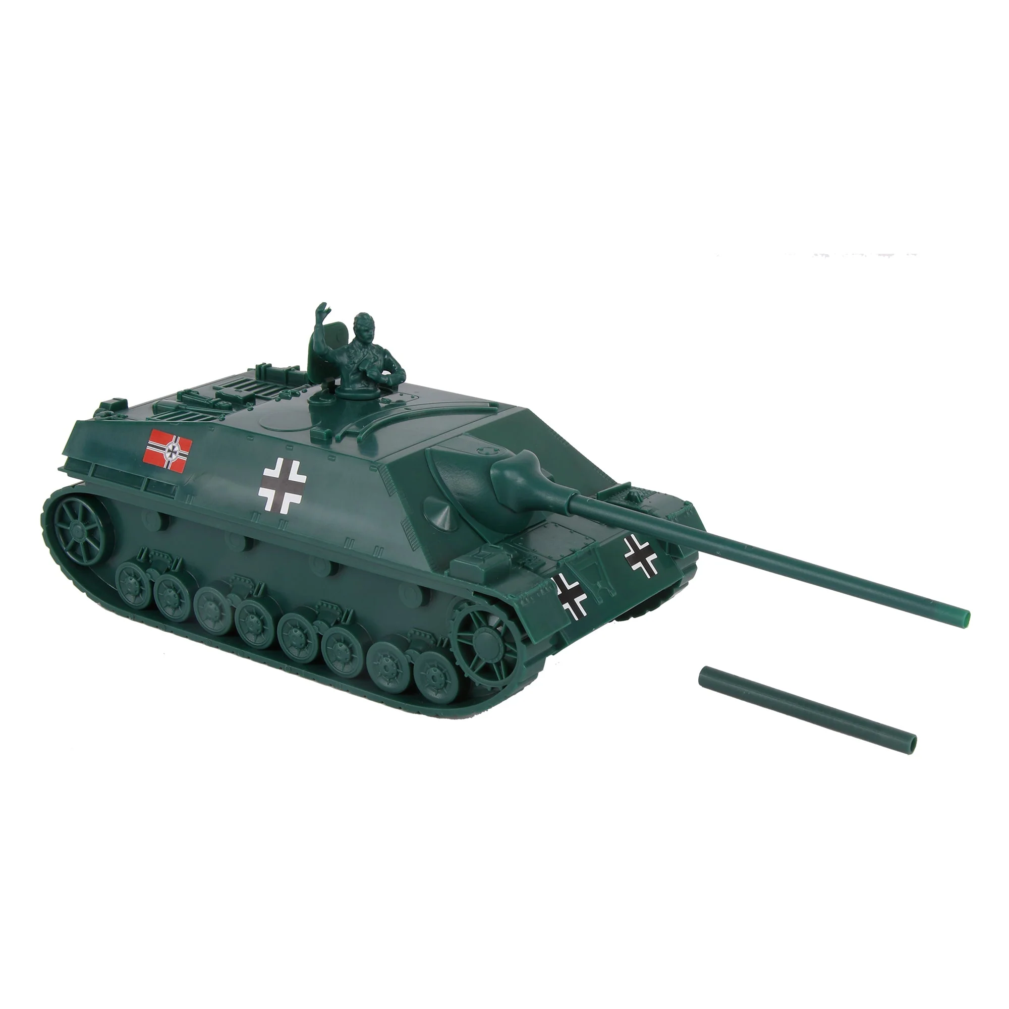 BMC WW2 German Jagdpanzer IV Tank Destroyer - Forest Plastic Army Men Vehicle