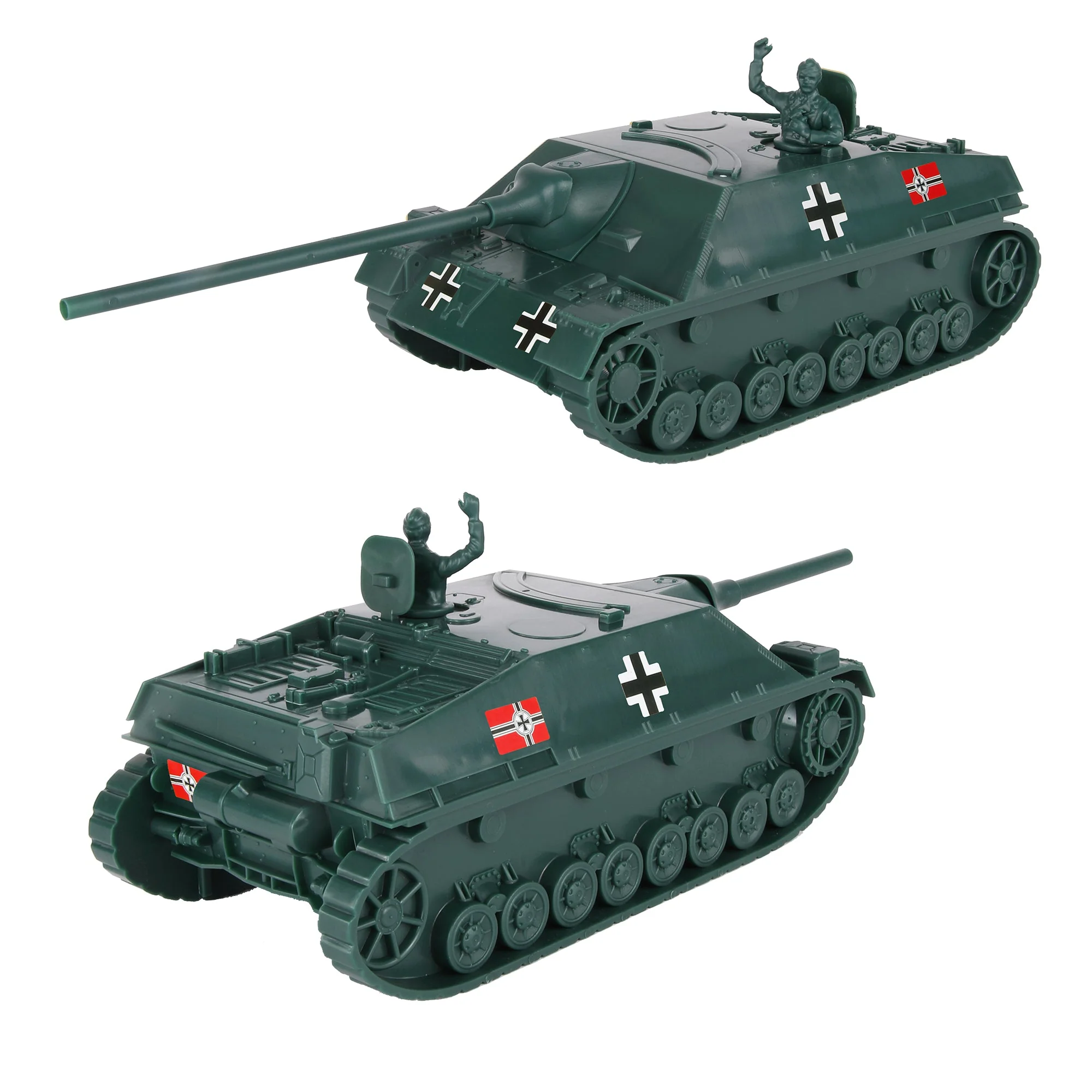 BMC WW2 German Jagdpanzer IV Tank Destroyer - Forest Plastic Army Men Vehicle - Image 3