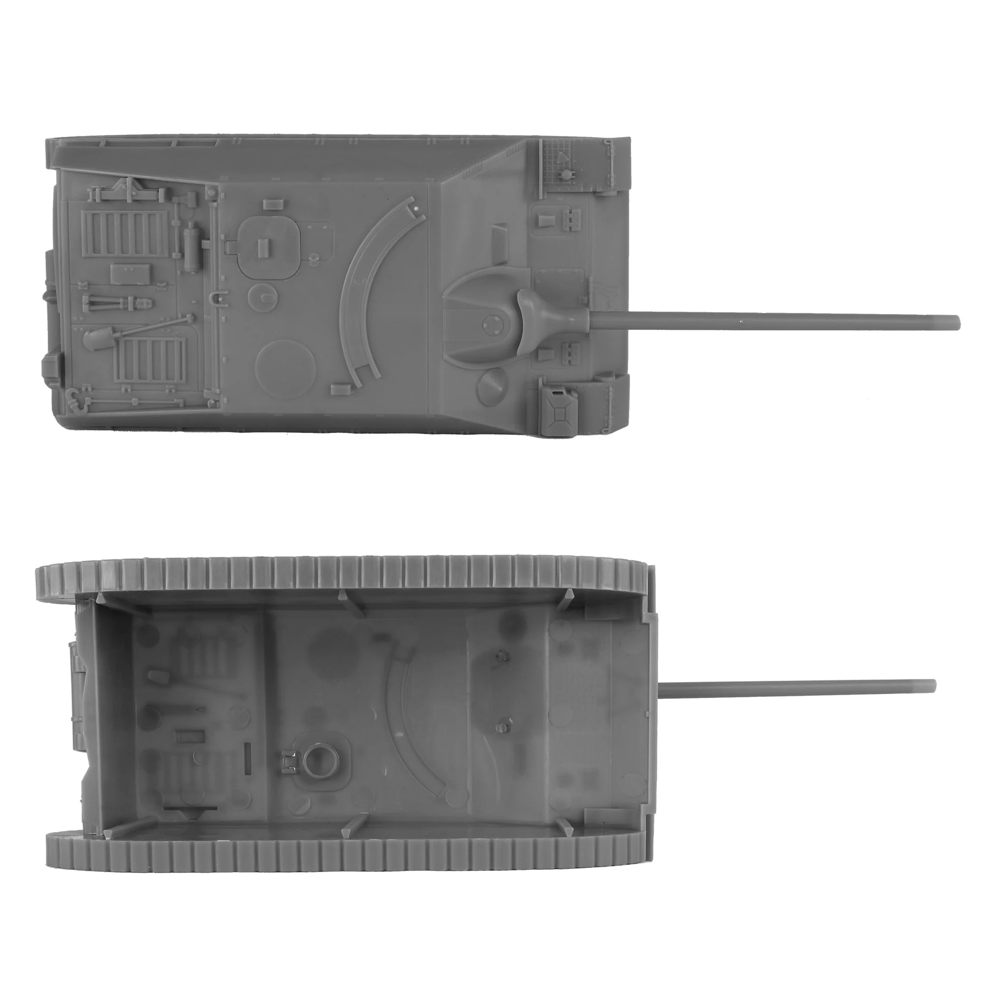 BMC WW2 German Jagdpanzer IV Tank Destroyer - Gray 1:32 Plastic Army Men Vehicle - Image 4
