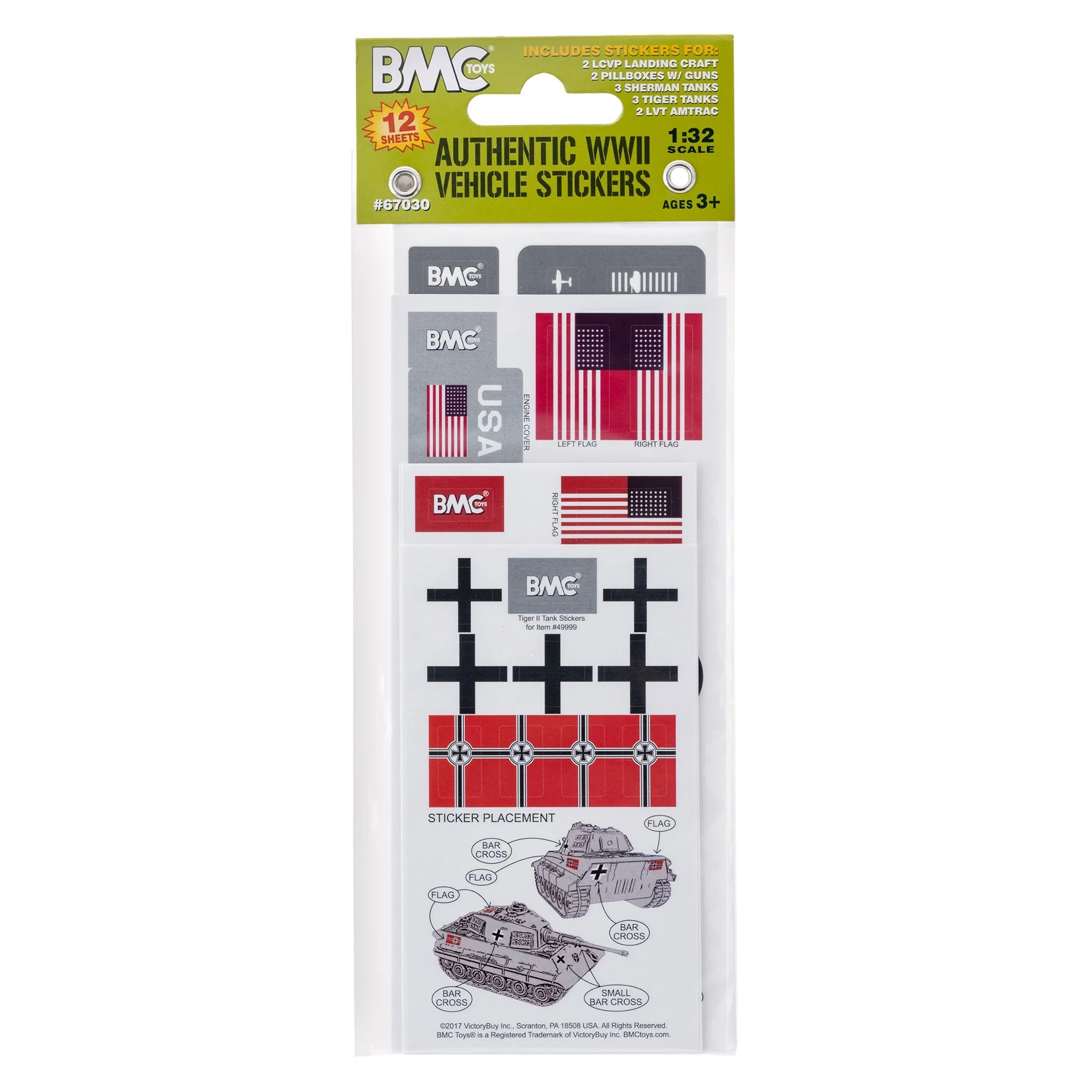 BMC WW2 Sticker Sheets for 1:32 Tanks, Landing Craft & Bunkers - Image 2
