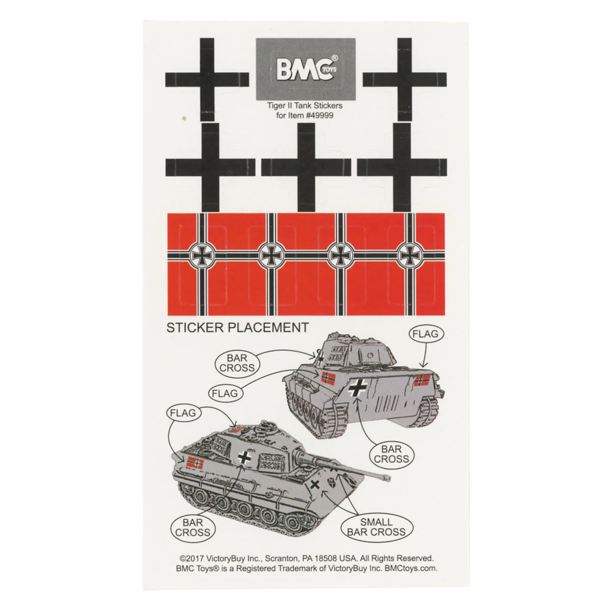 BMC WW2 Sticker Sheets for 1:32 Tanks, Landing Craft & Bunkers - Image 6