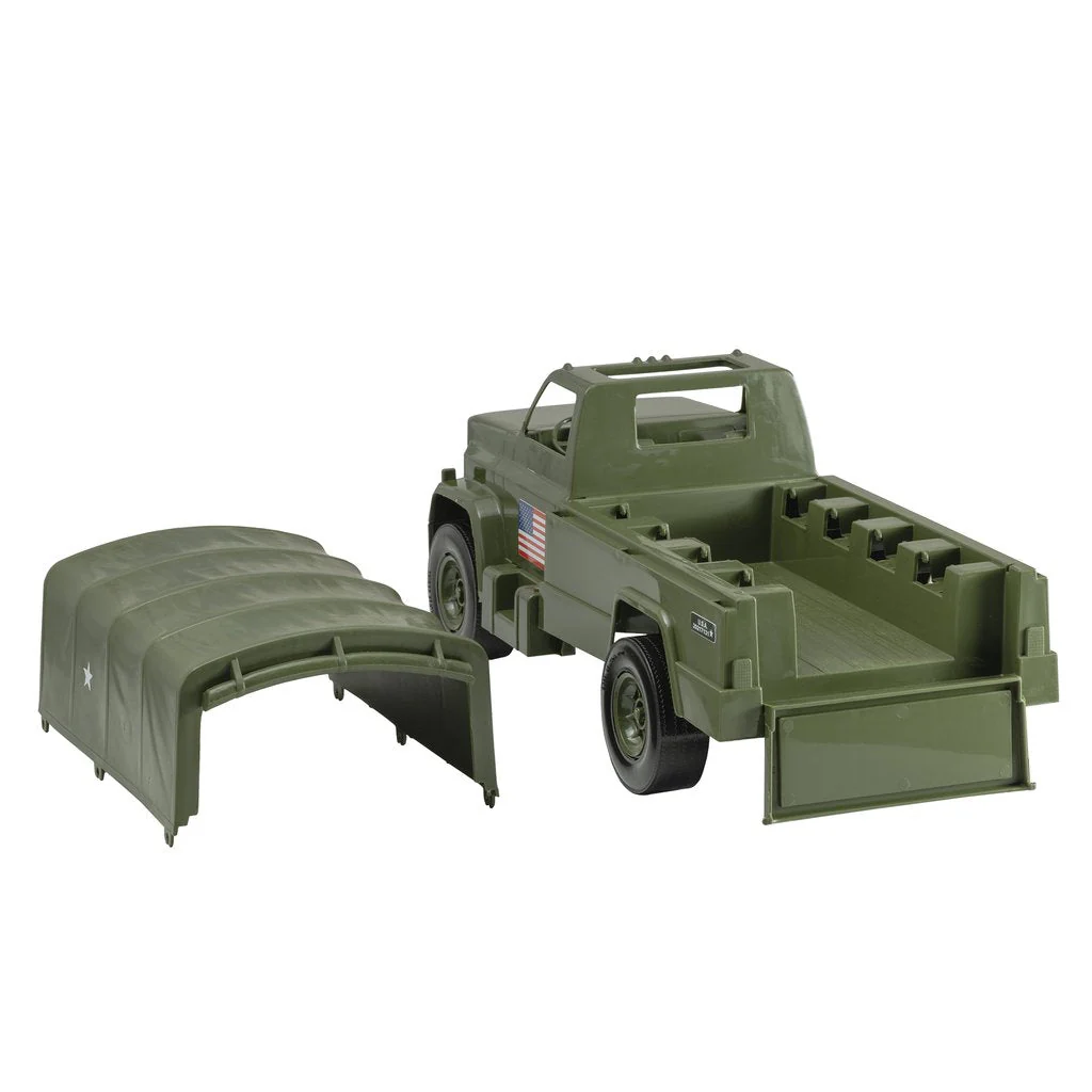 Tim Mee Military Cargo Truck for Action Figures - 14in Olive Green - Made in USA - Image 4