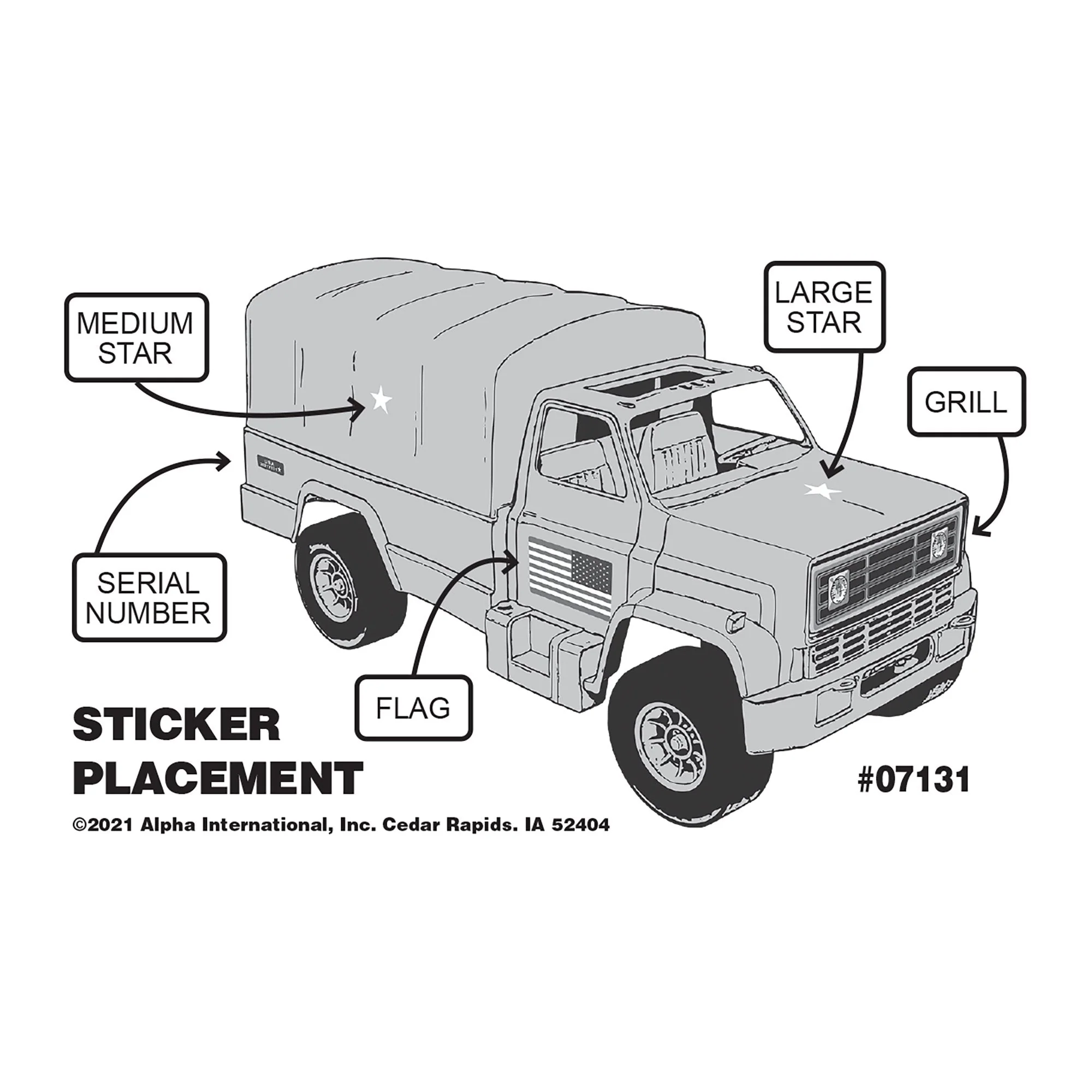 Tim Mee Military Cargo Truck for Action Figures - 14in Olive Green - Made in USA - Image 8