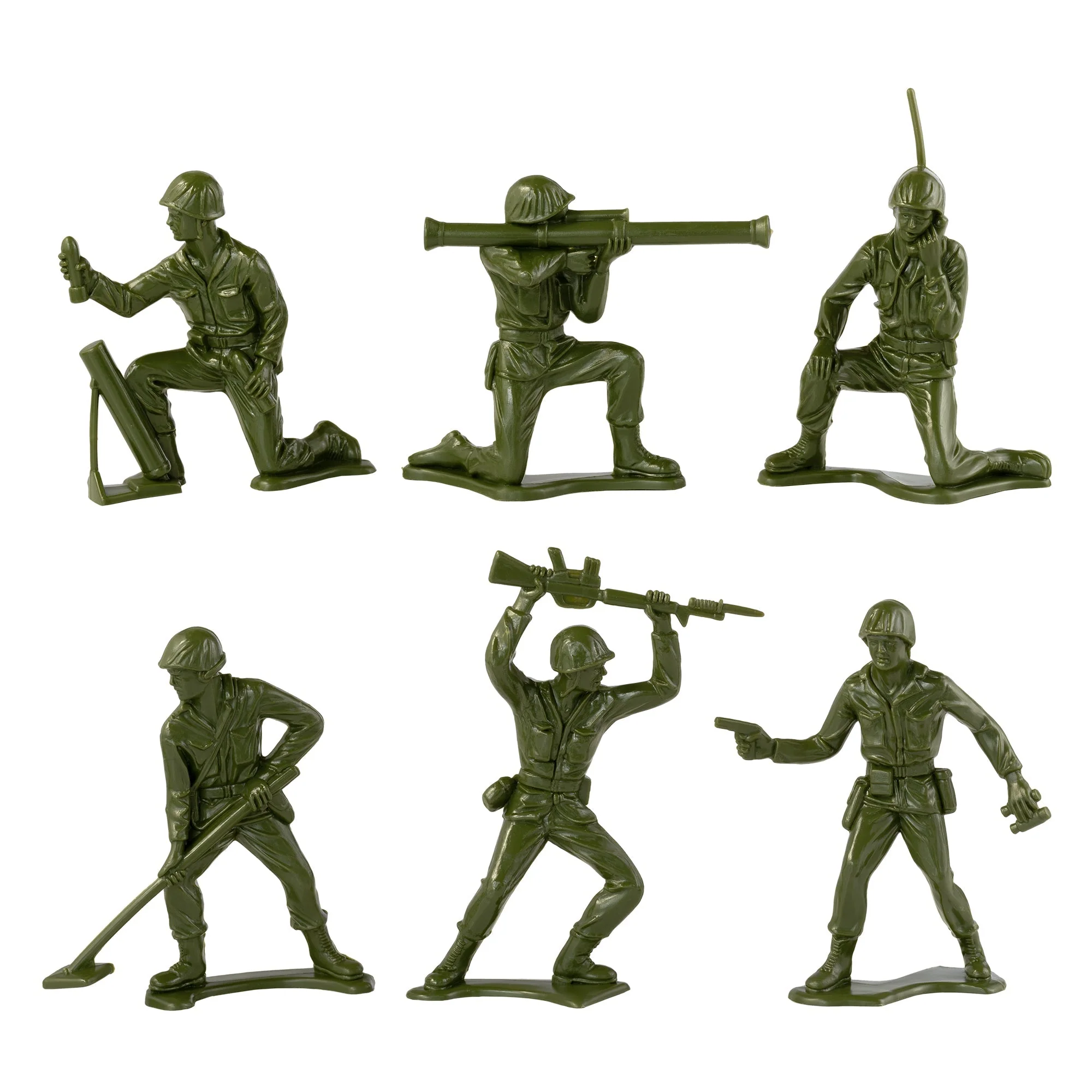 TimMee Big Military Dump Truck with 6pc Jumbo Army Men Olive Green - USA Made - Image 7