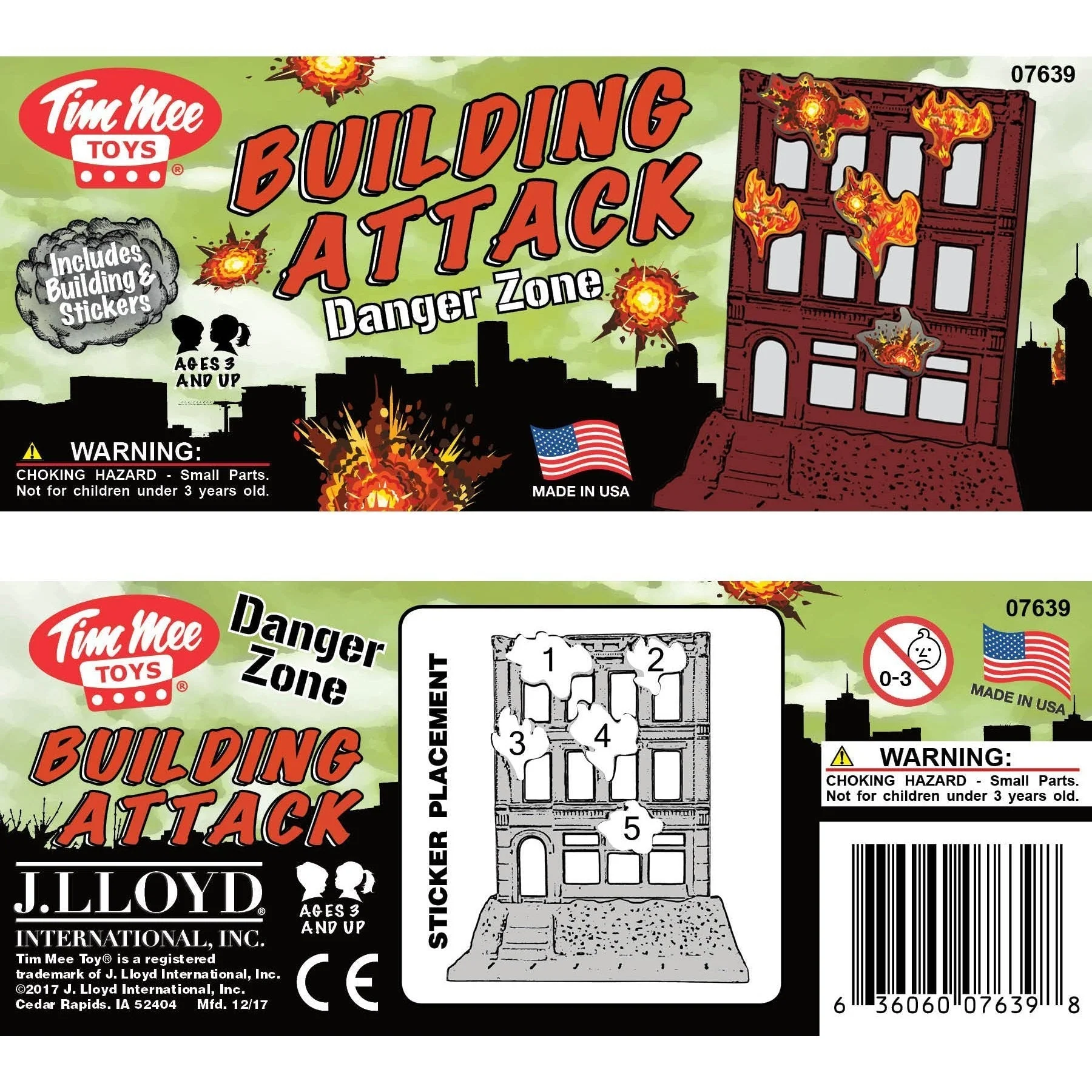 TimMee BRICK BUILDING Under Attack - Plastic Army Men Playset Accessory US Made - Image 8