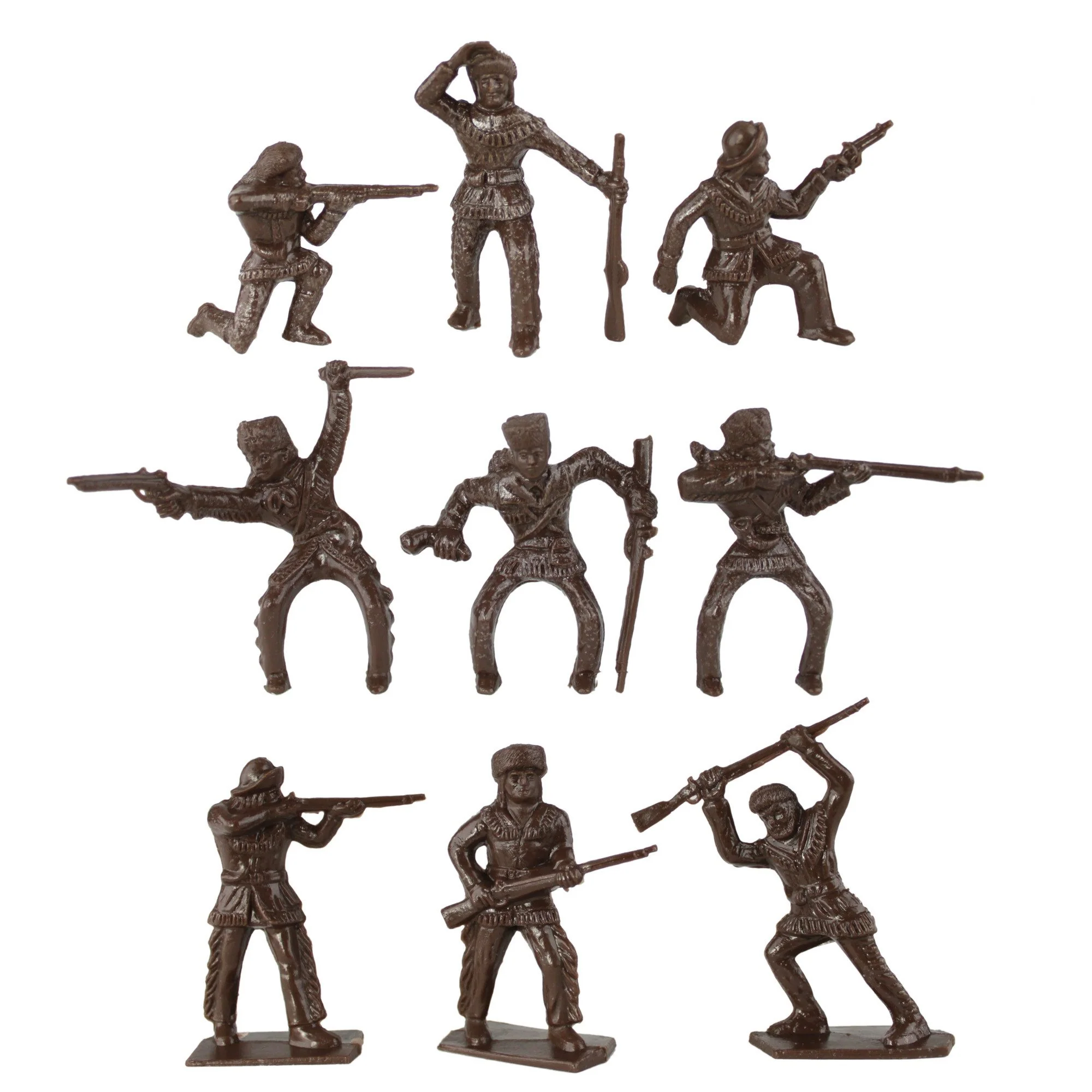 TimMee Davey Crockett Daniel Boone Figures- 24 Frontiersman Pioneers Made in USA - Image 2