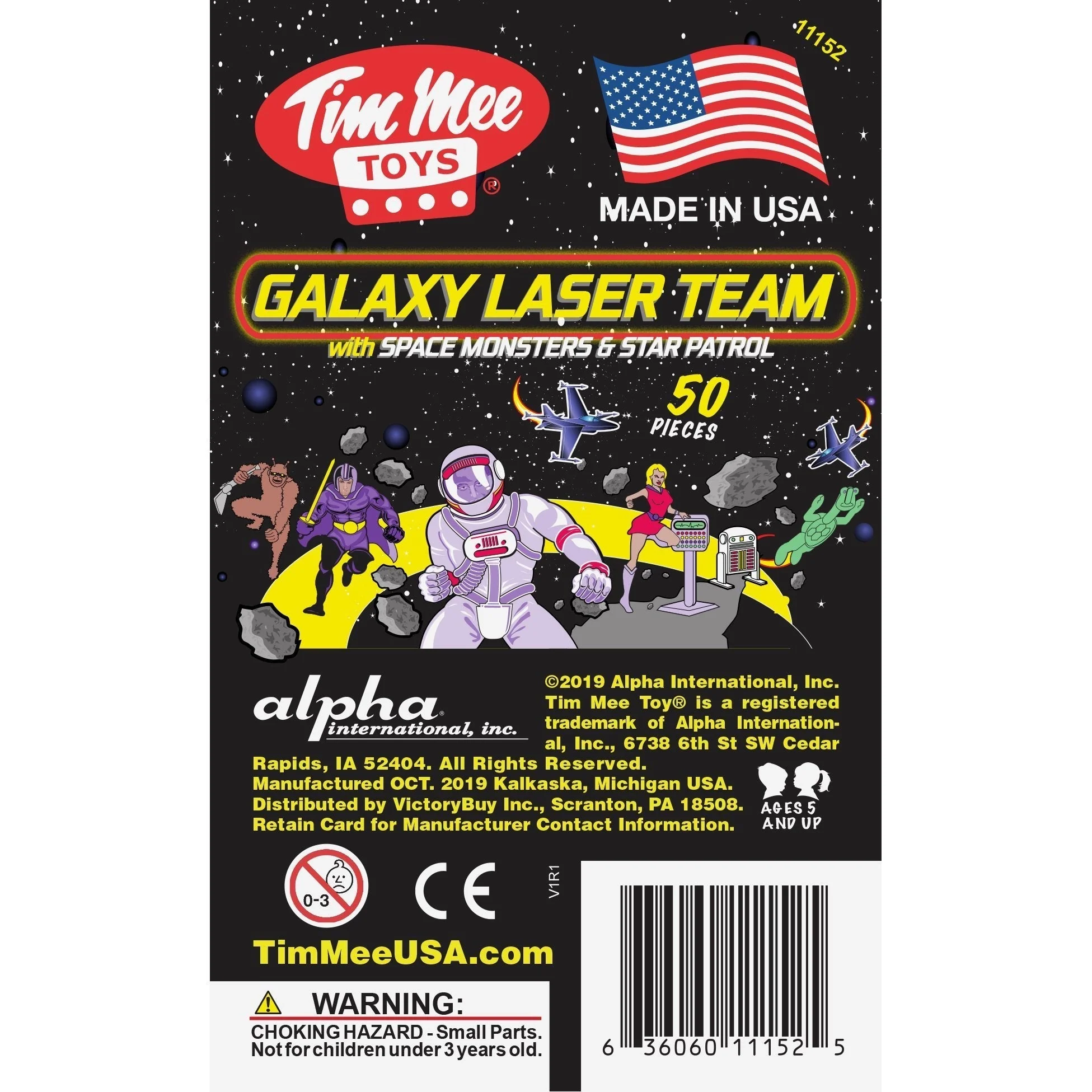 TimMee Galaxy Laser Team Space Figures - Tan vs Olive Green 50pc Set Made in USA - Image 7