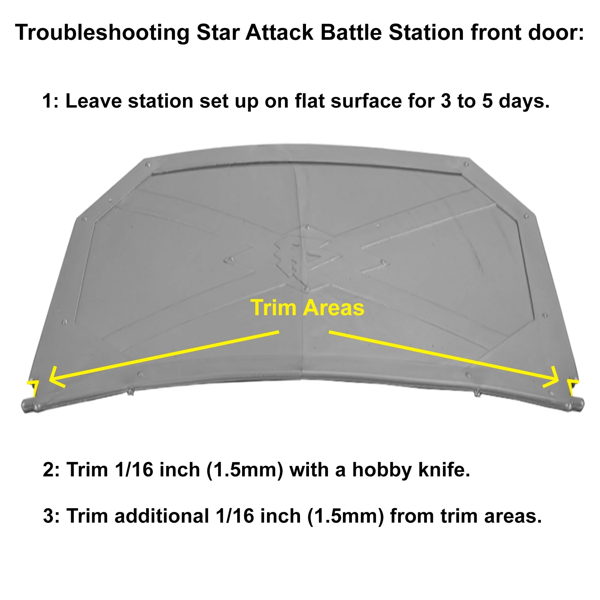 TimMee Star Attack Battle Station - Action Figure Size for Play & Display - USA - Image 11