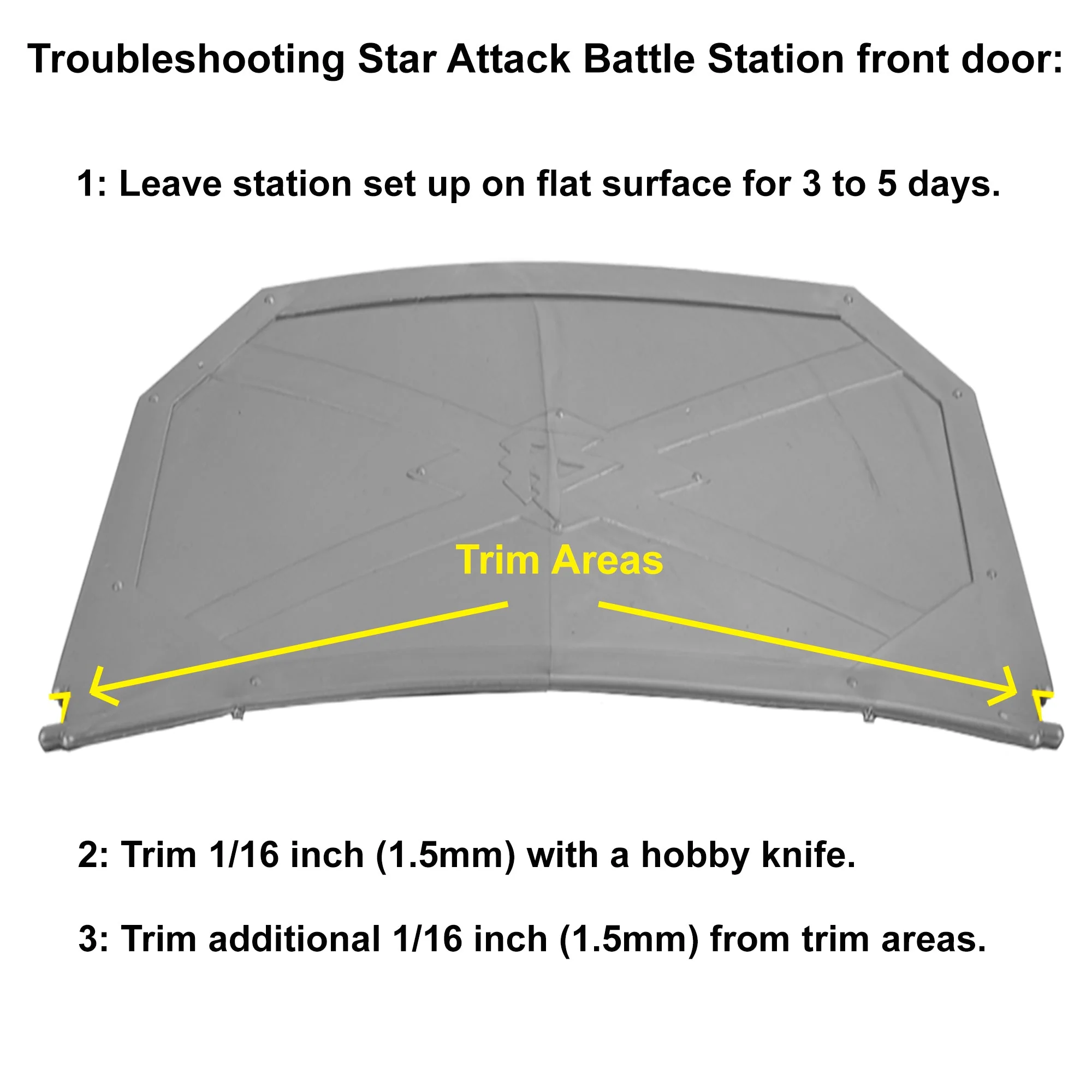 TimMee Star Attack Ultimate Battle Station - Action Figure Size for Play Display - Image 11