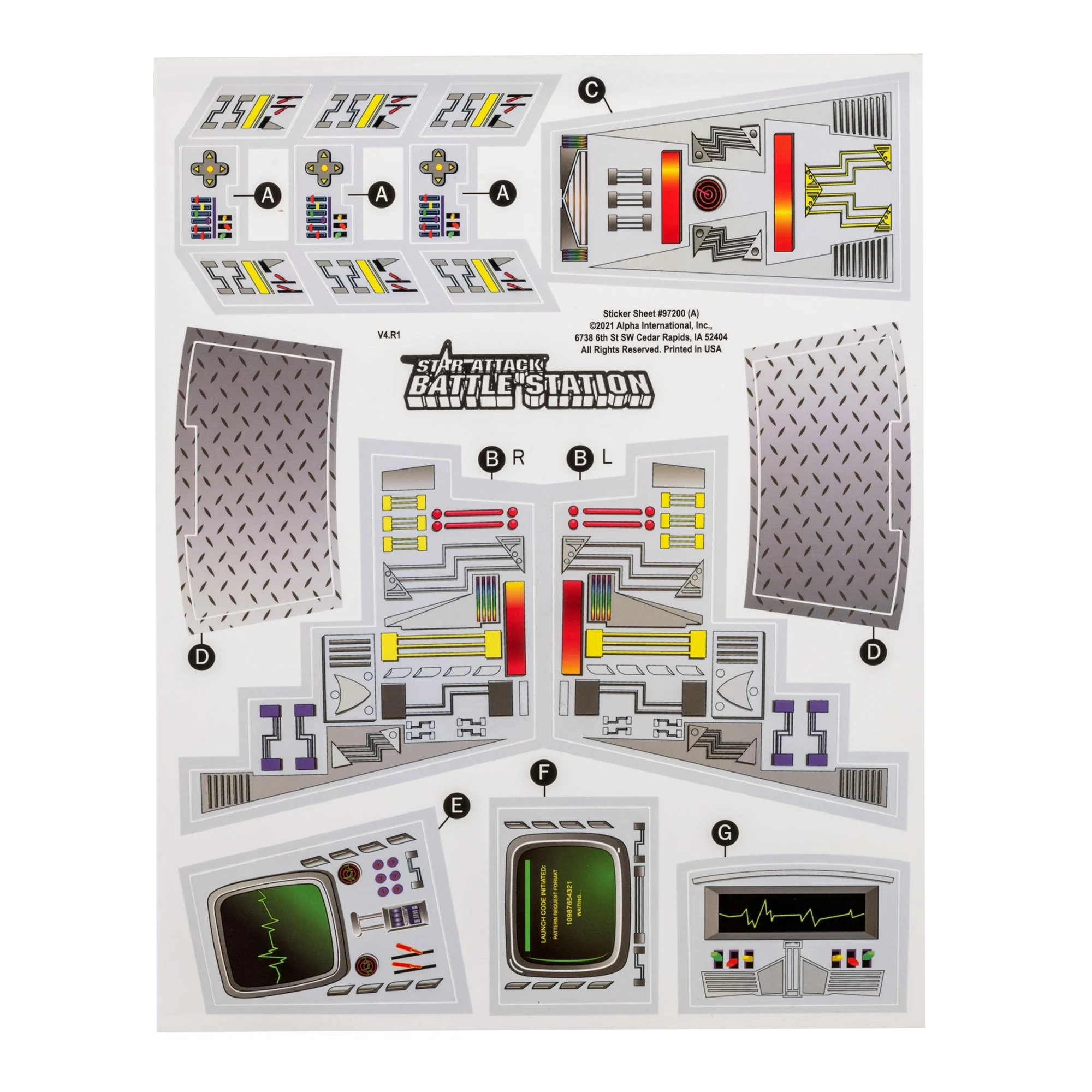 TimMee Star Attack Ultimate Battle Station - Action Figure Size for Play Display - Image 9