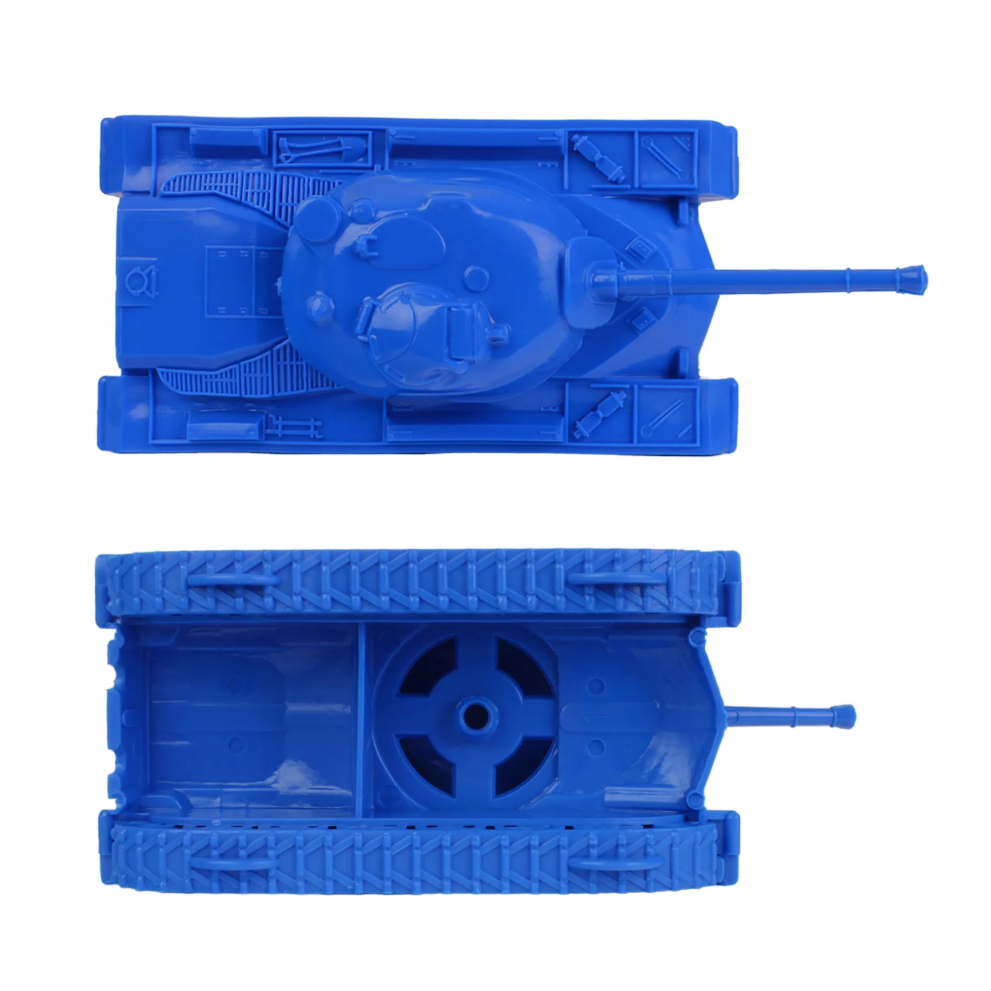 TimMee Toy Tanks for Plastic Army Men- Blue WW2 3pc - Made in USA - Image 3