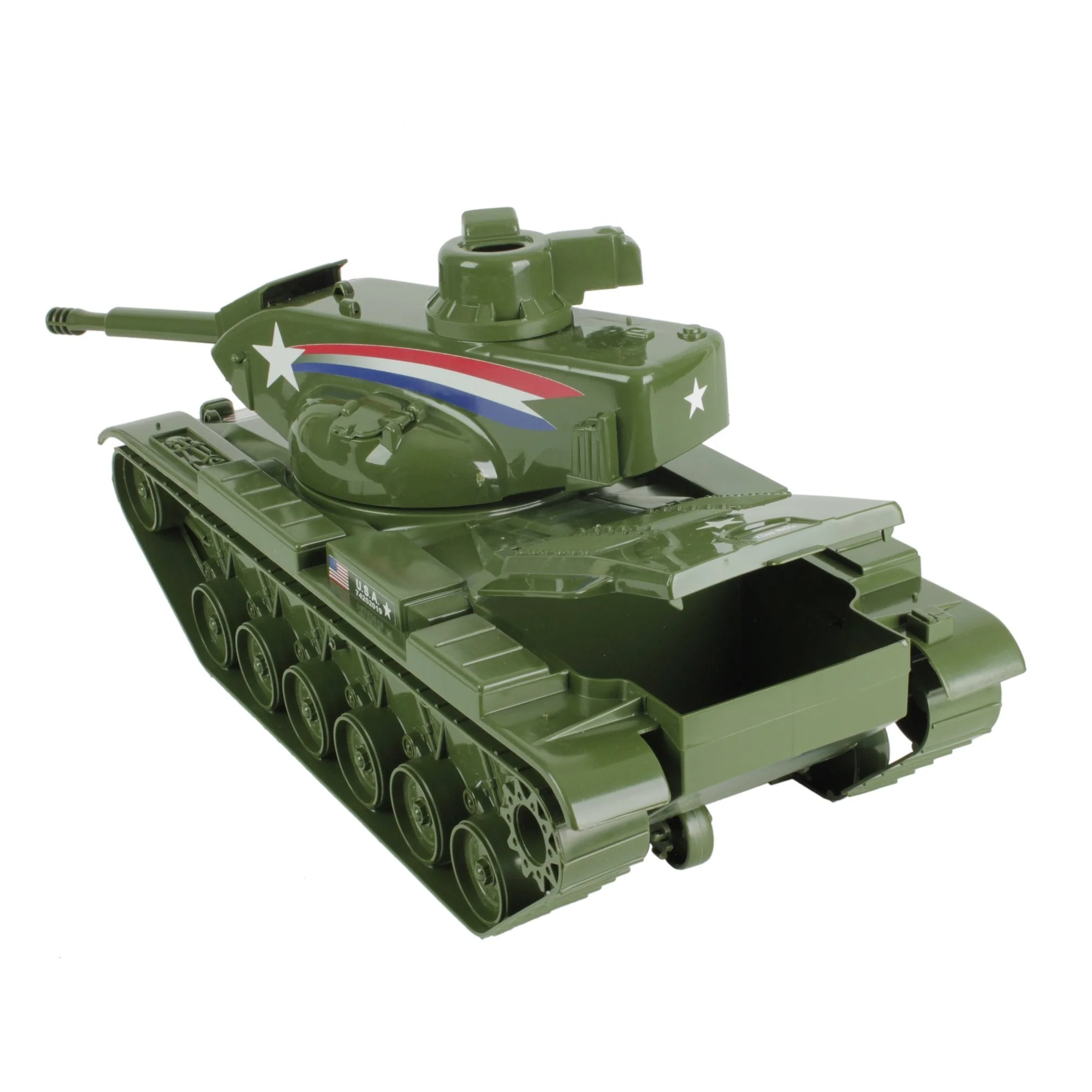 Tim Mee Dominator Big Tank for Action Figures - 22in long Olive Green - USA Made - Image 4