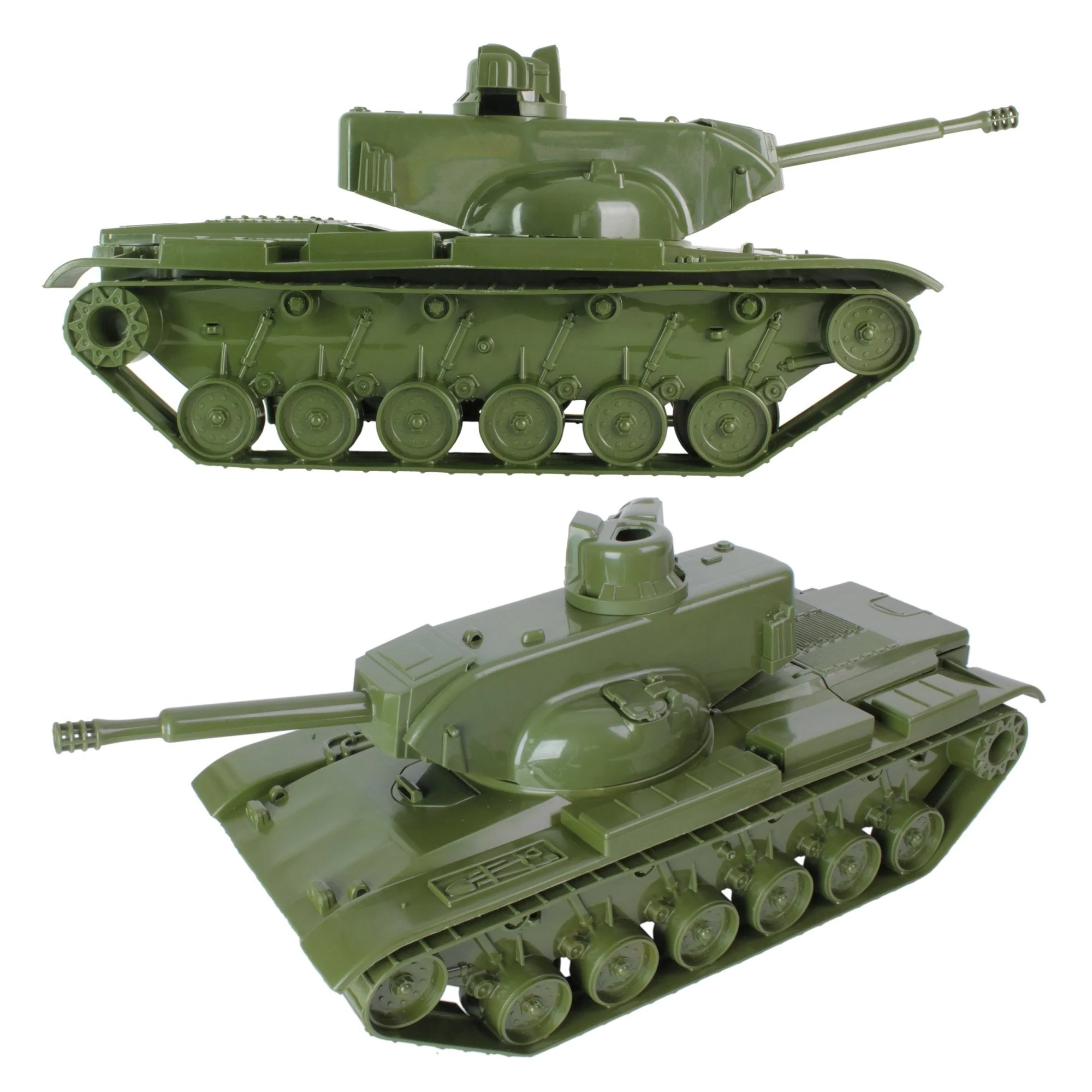 Tim Mee Dominator Big Tank for Action Figures - 22in long Olive Green - USA Made - Image 5