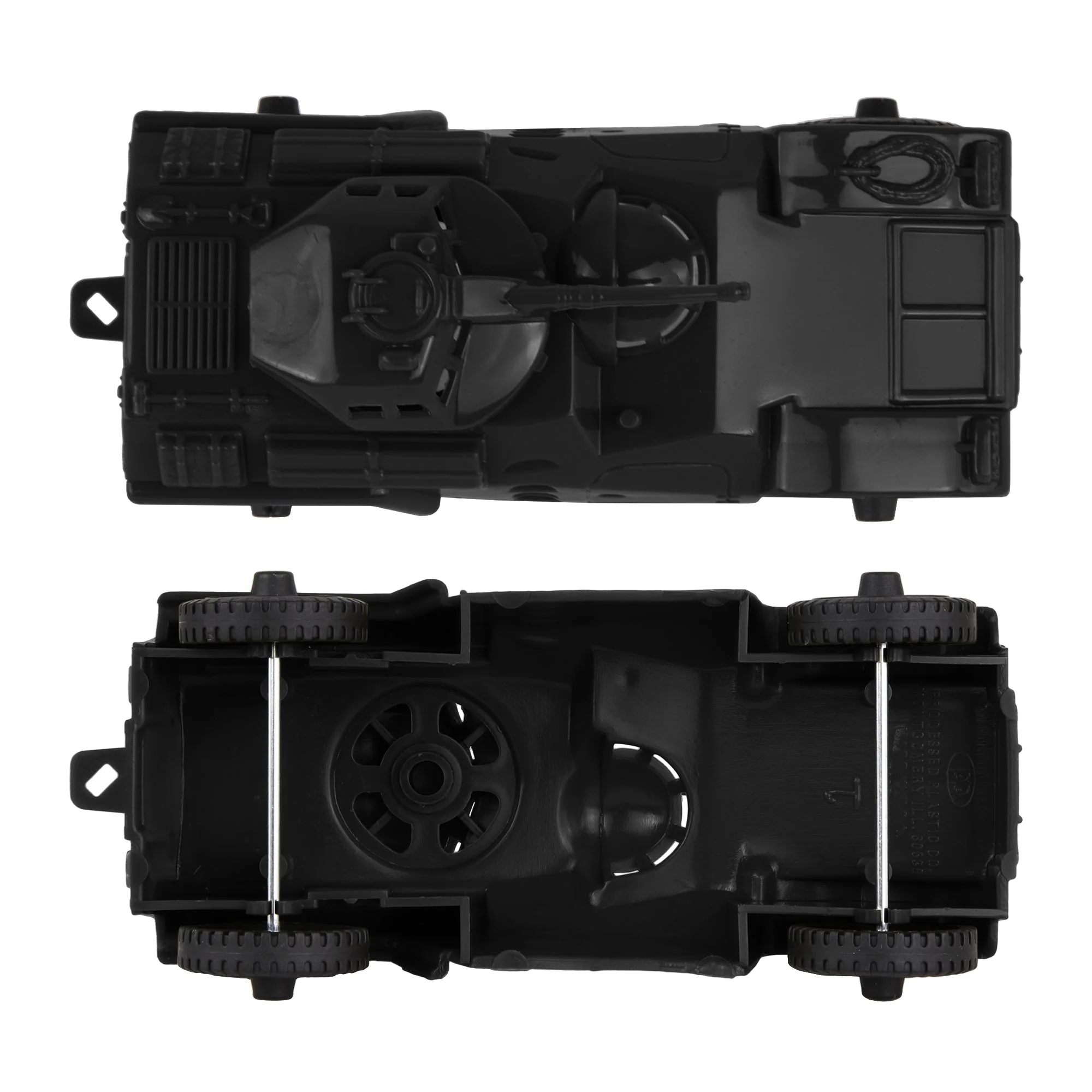 TimMee Recon Patrol Armored Cars - Black Plastic Army Men Scout Vehicles - Image 3
