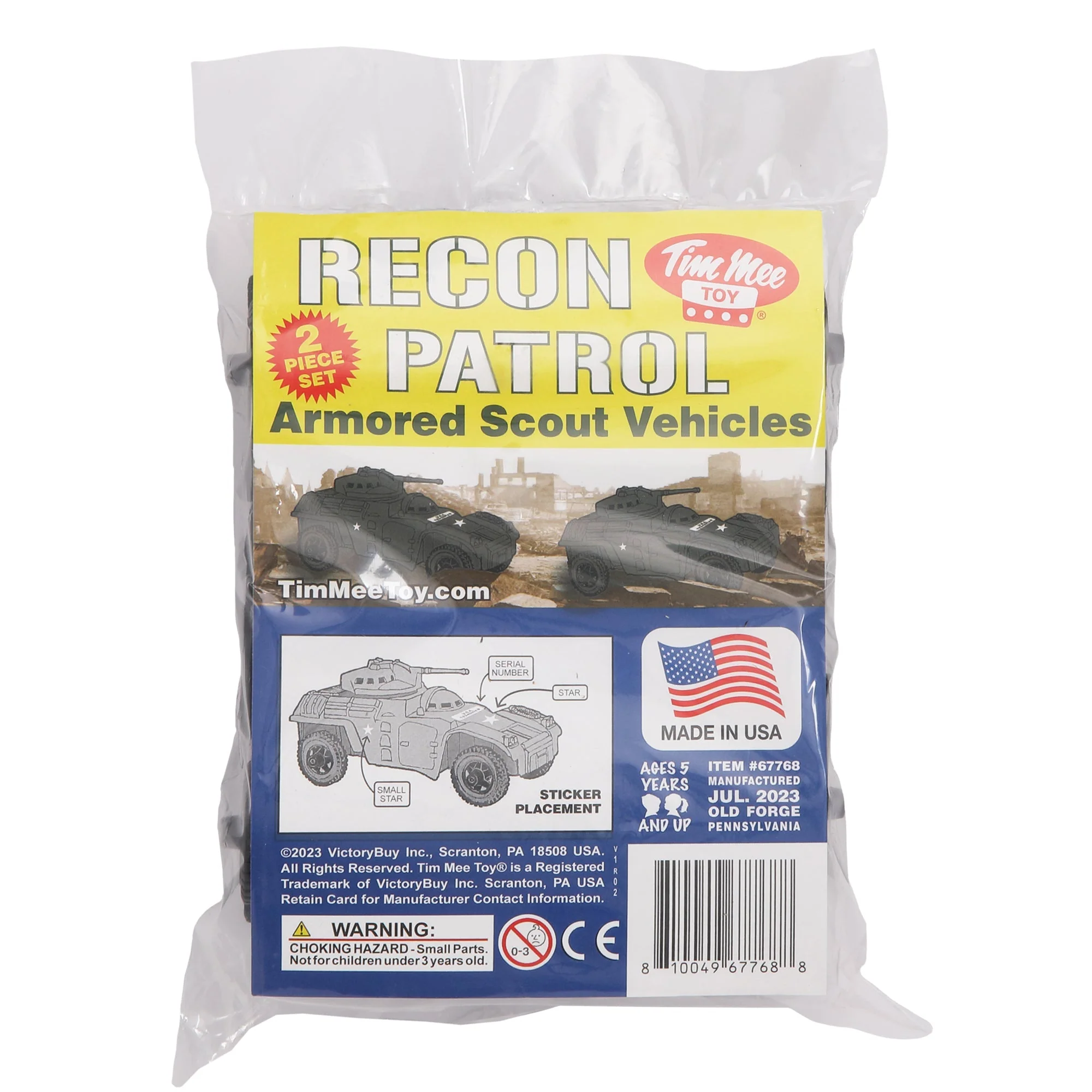 TimMee Recon Patrol Armored Cars - Black Plastic Army Men Scout Vehicles - Image 4