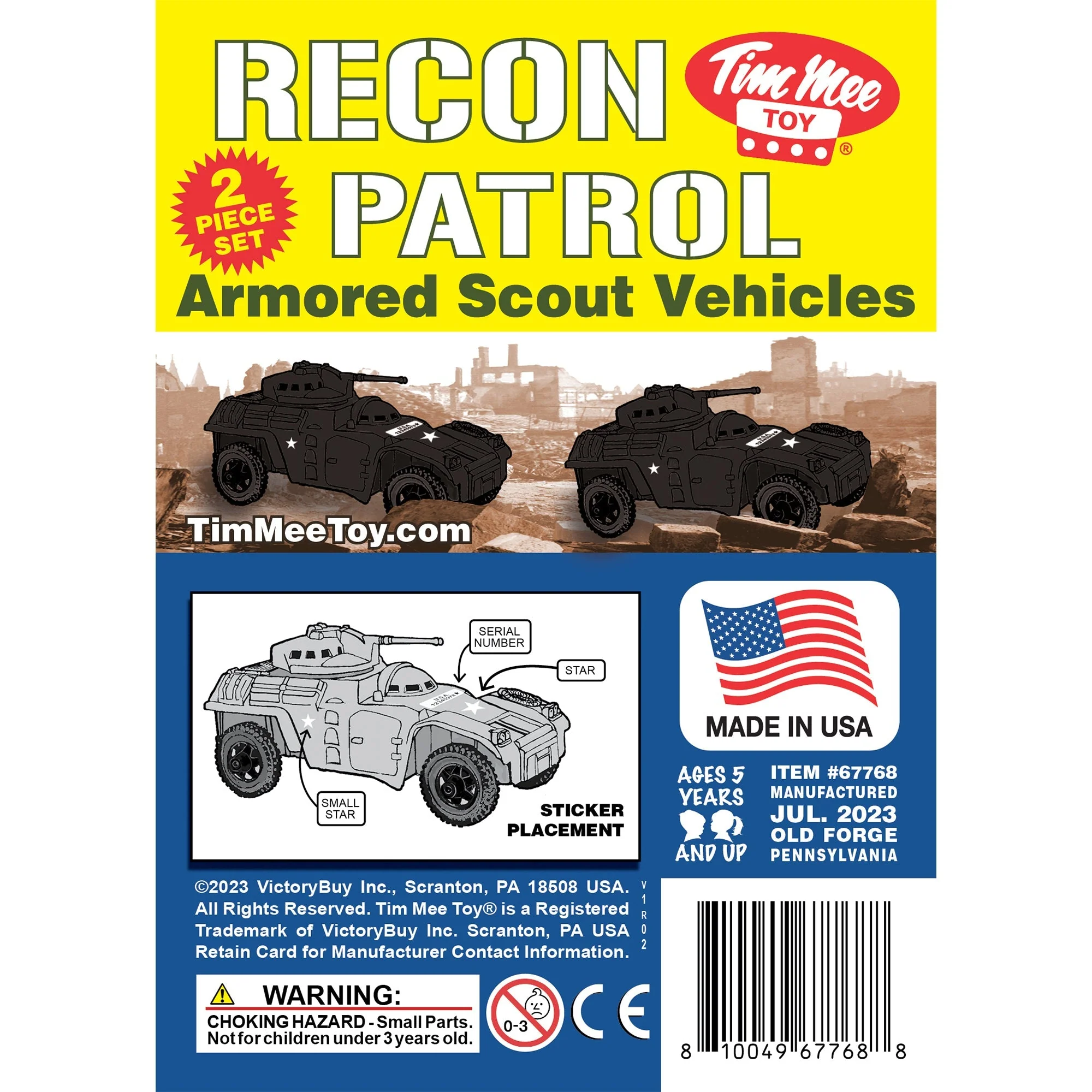 TimMee Recon Patrol Armored Cars - Black Plastic Army Men Scout Vehicles - Image 6