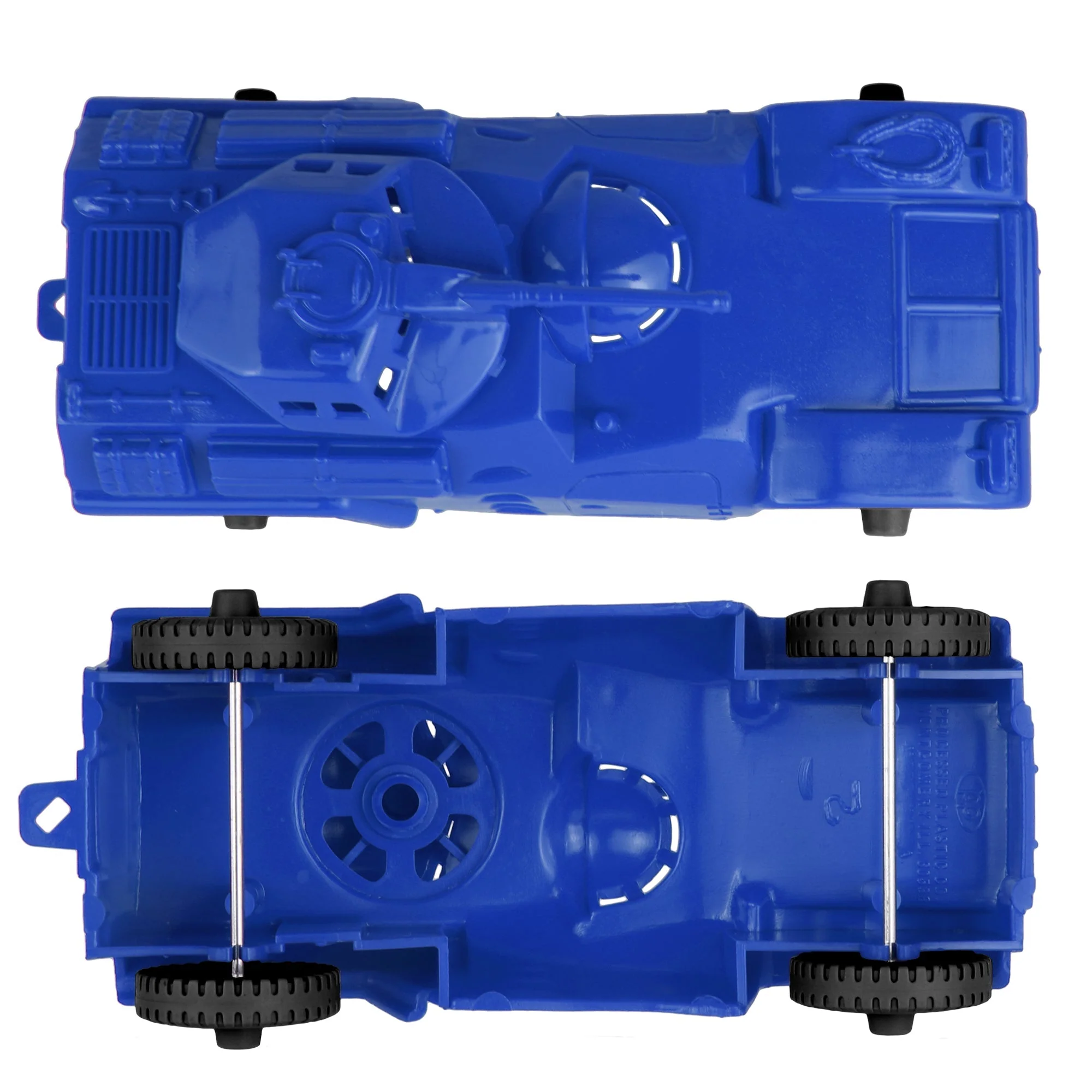 TimMee Recon Patrol Armored Cars - Blue Plastic Army Men Scout Vehicles - Image 3