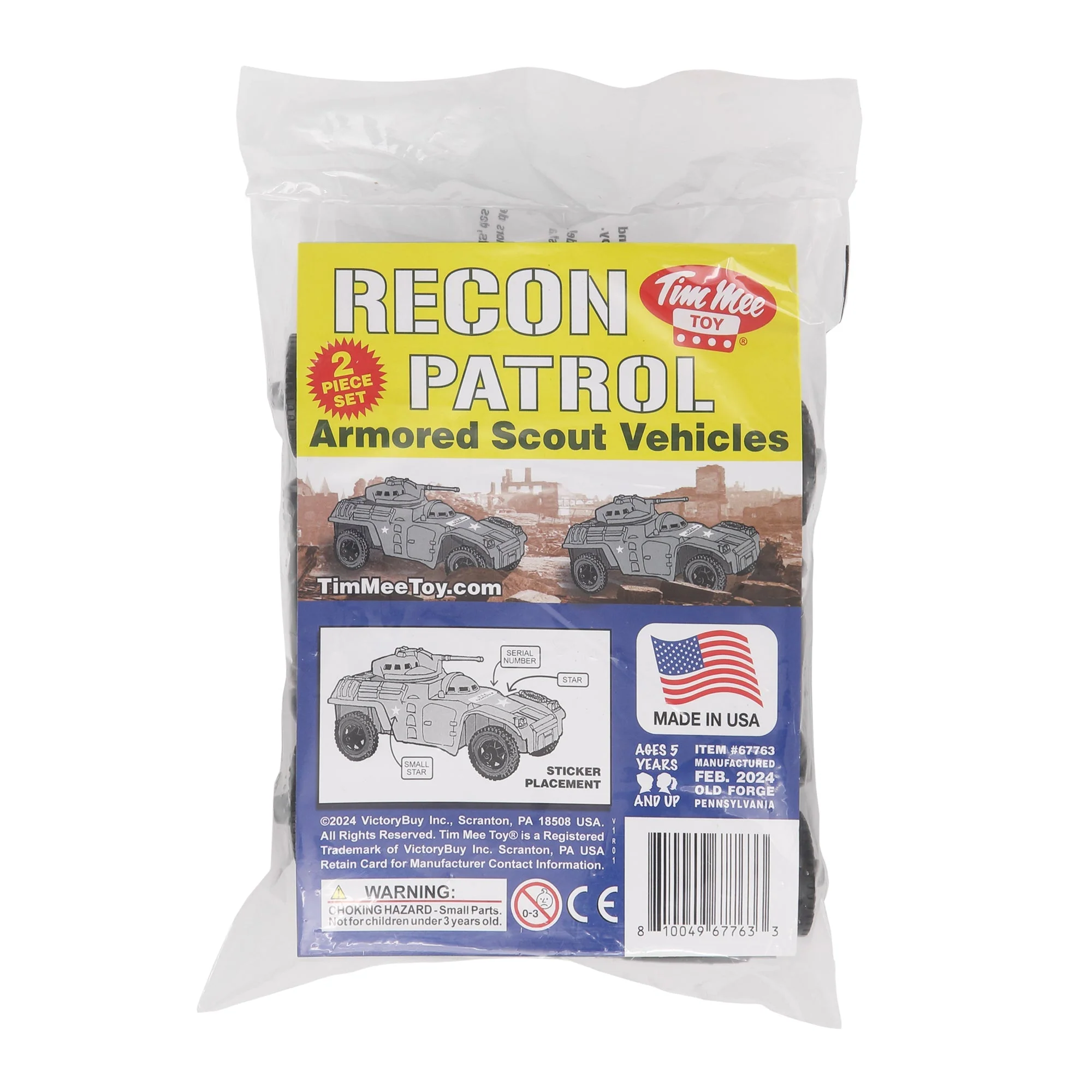 TimMee Recon Patrol Armored Cars - Gray Plastic Army Men Scout Vehicles - Image 4