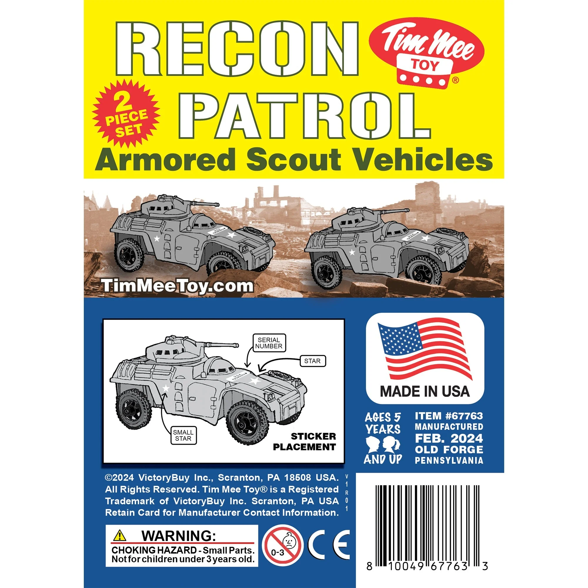 TimMee Recon Patrol Armored Cars - Gray Plastic Army Men Scout Vehicles - Image 6