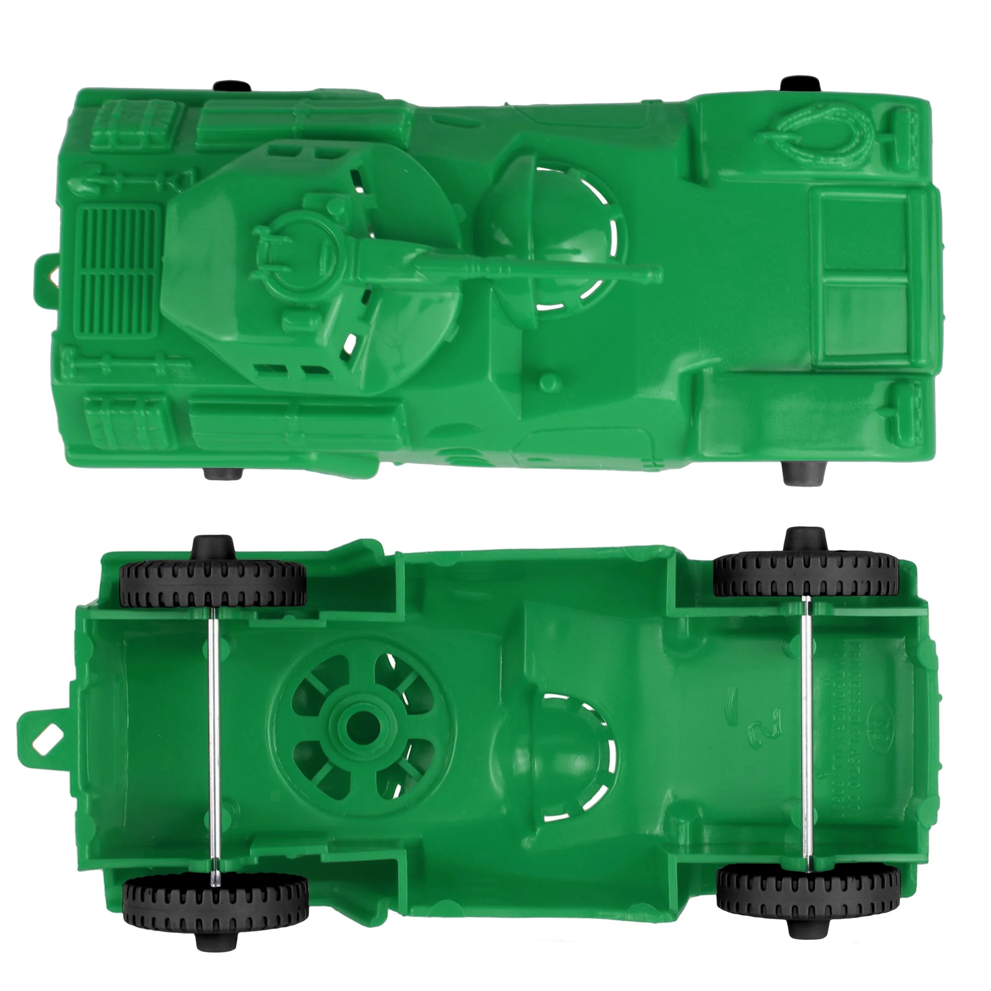 TimMee Recon Patrol Armored Cars - Green Plastic Army Men Scout Vehicles - Image 3
