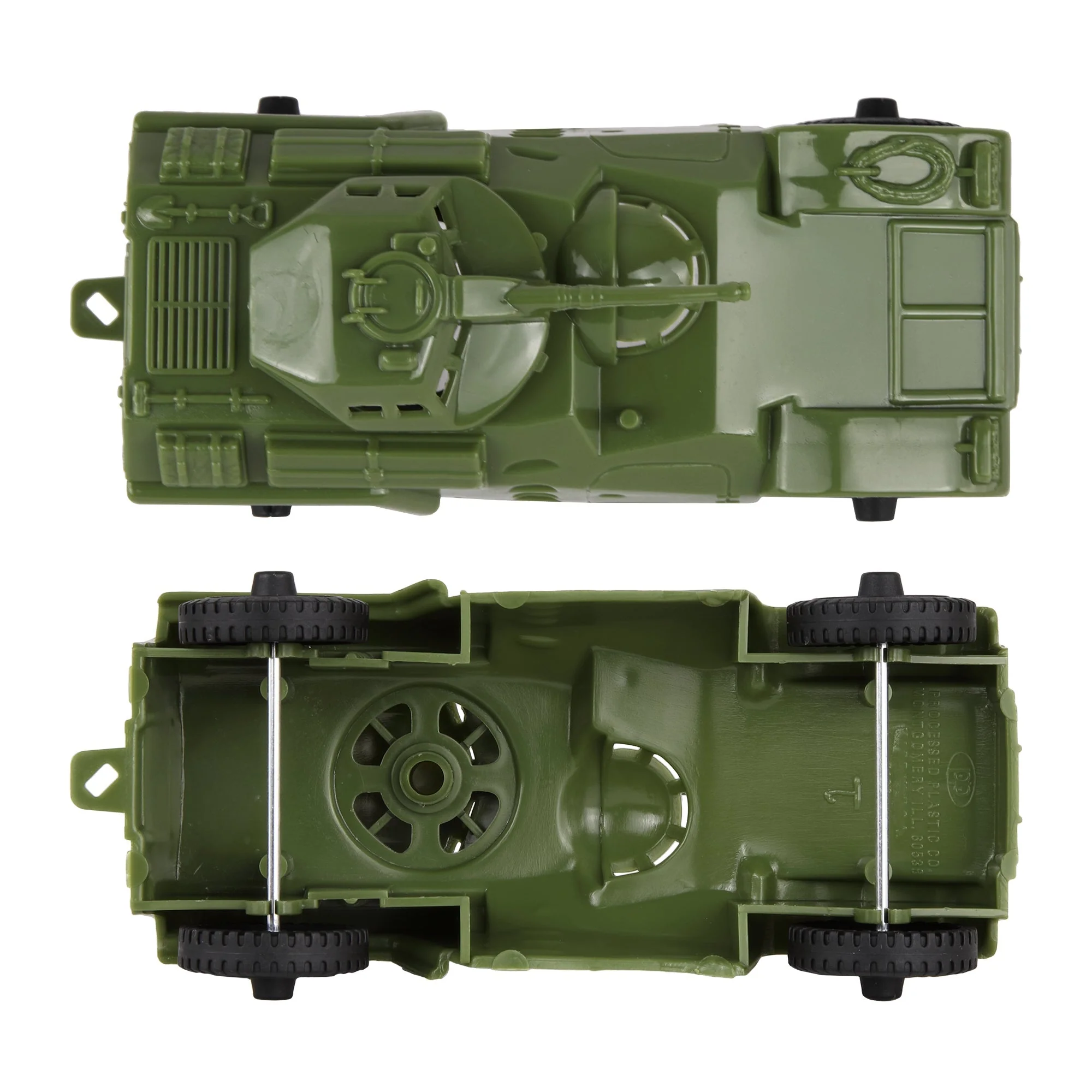 TimMee Recon Patrol Armored Cars - OD Green Plastic Army Men Scout Vehicles - Image 3