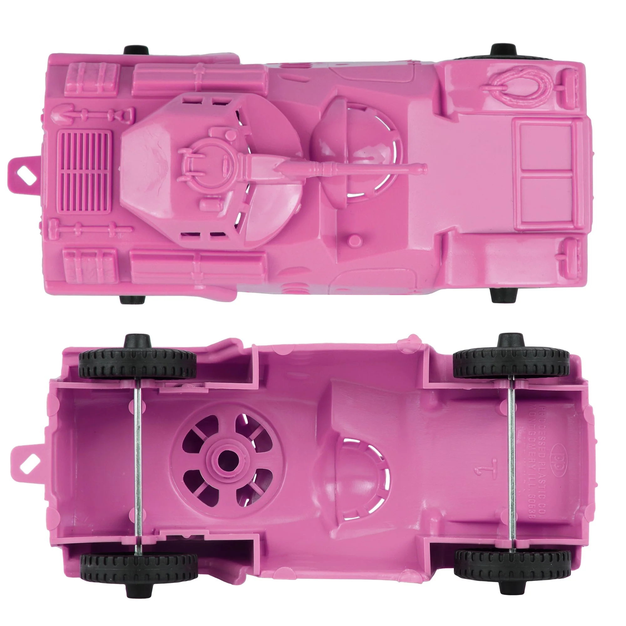 TimMee Recon Patrol Armored Cars - Pink Plastic Army Men Scout Vehicles - Image 3