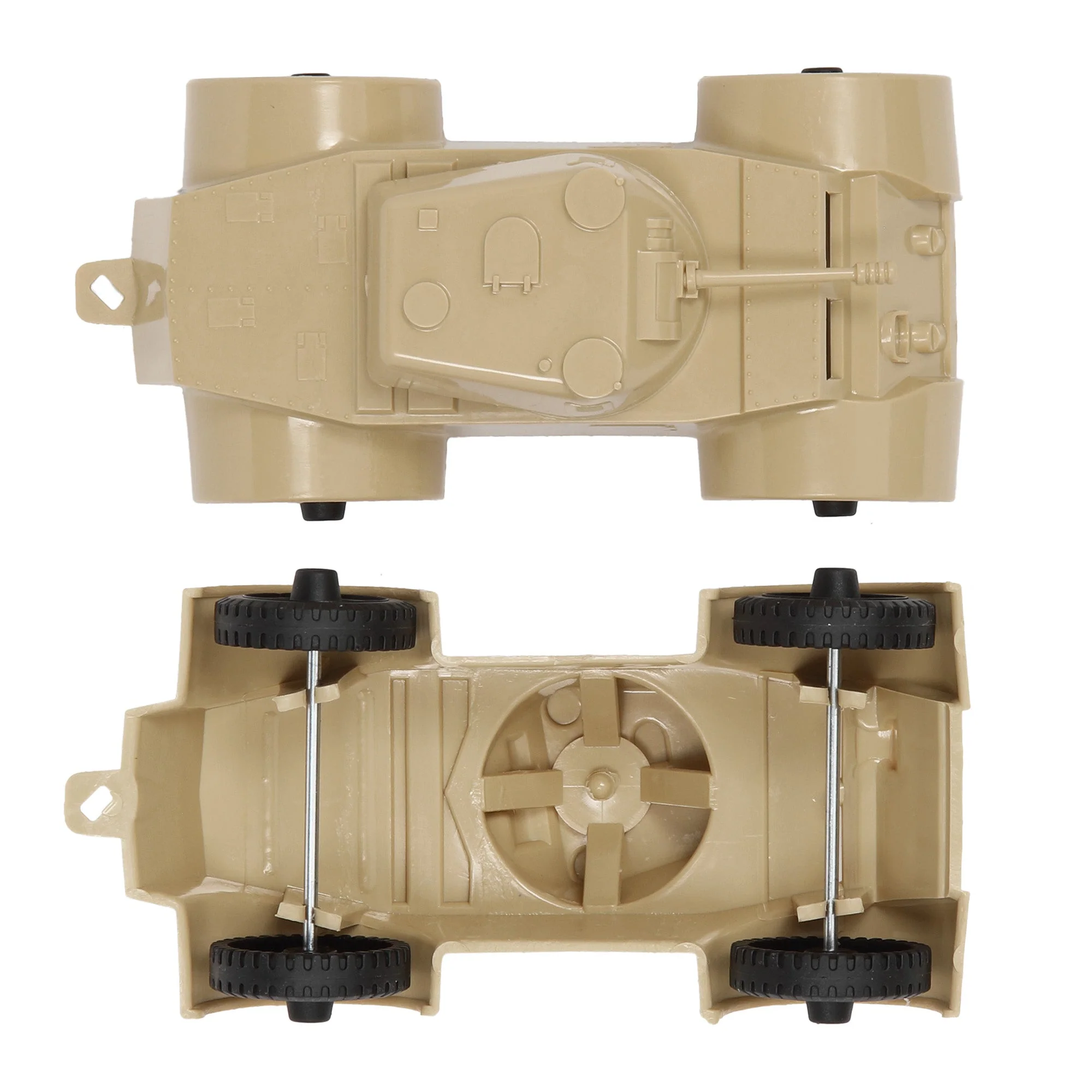 TimMee Staghound Armored Cars - Tan Plastic Army Men Scout Vehicles - Image 3
