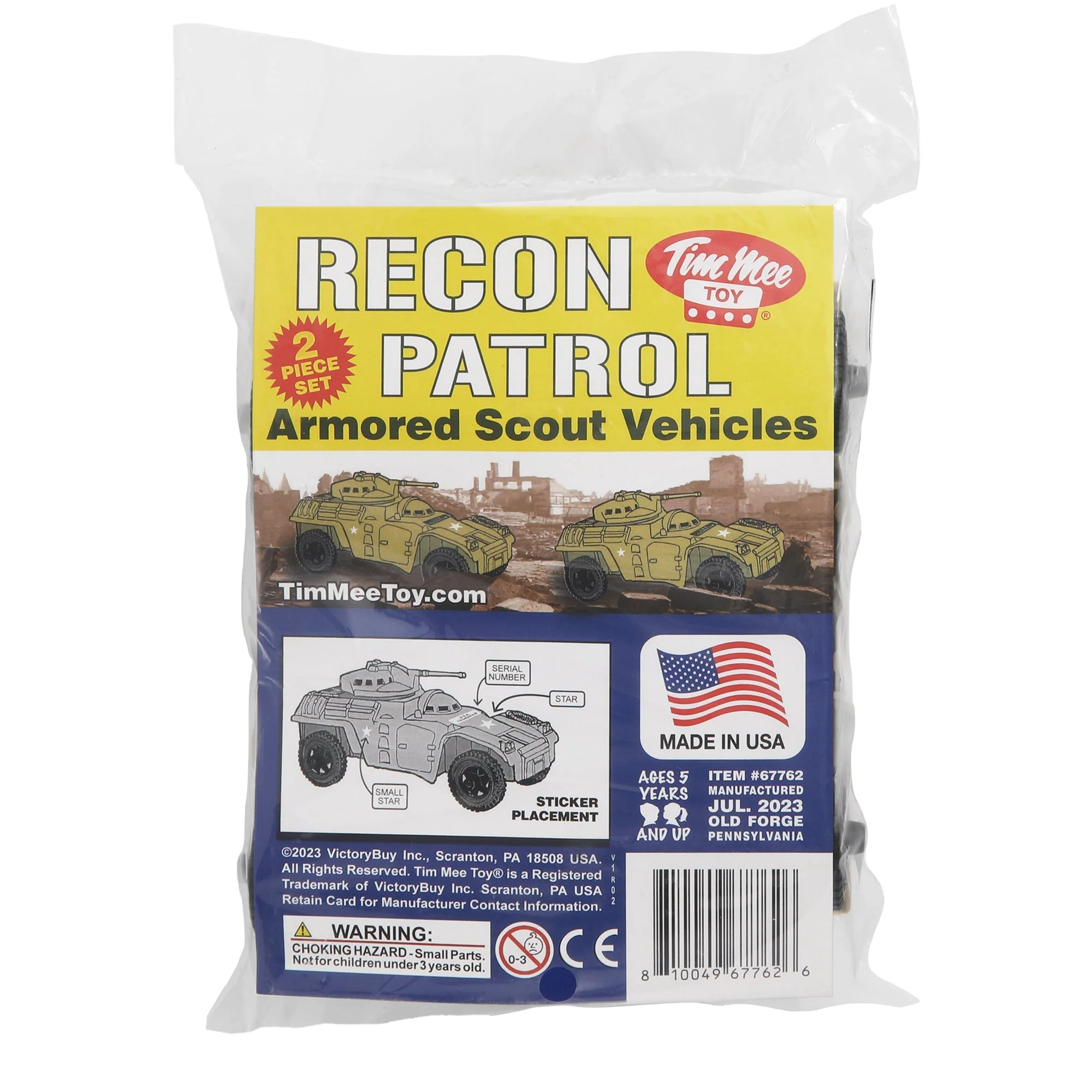 TimMee Recon Patrol Armored Cars - Tan Plastic Army Men Scout Vehicles - Image 4