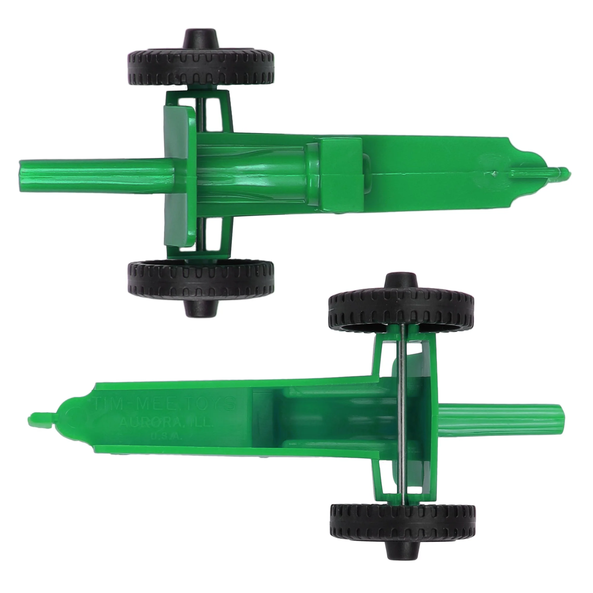 TimMee M3 ARTILLERY - Green 4pc Plastic Army Men Cannon Playset - Made in USA - Image 3