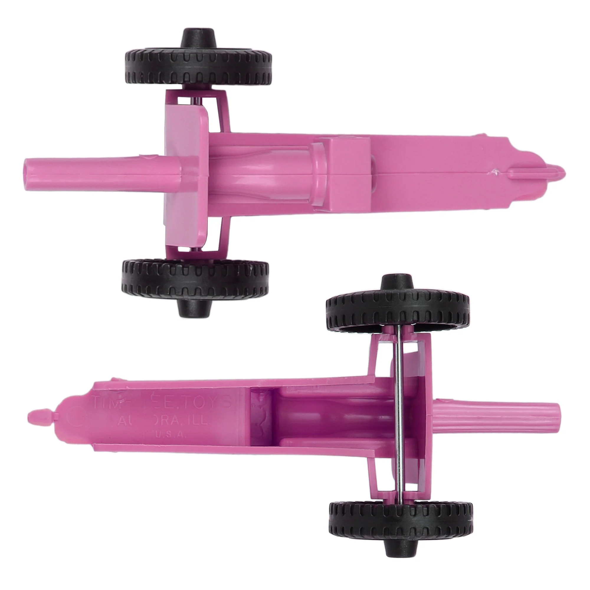 TimMee M3 ARTILLERY - Pink 4pc Plastic Army Men Cannon Playset - Made in USA - Image 3