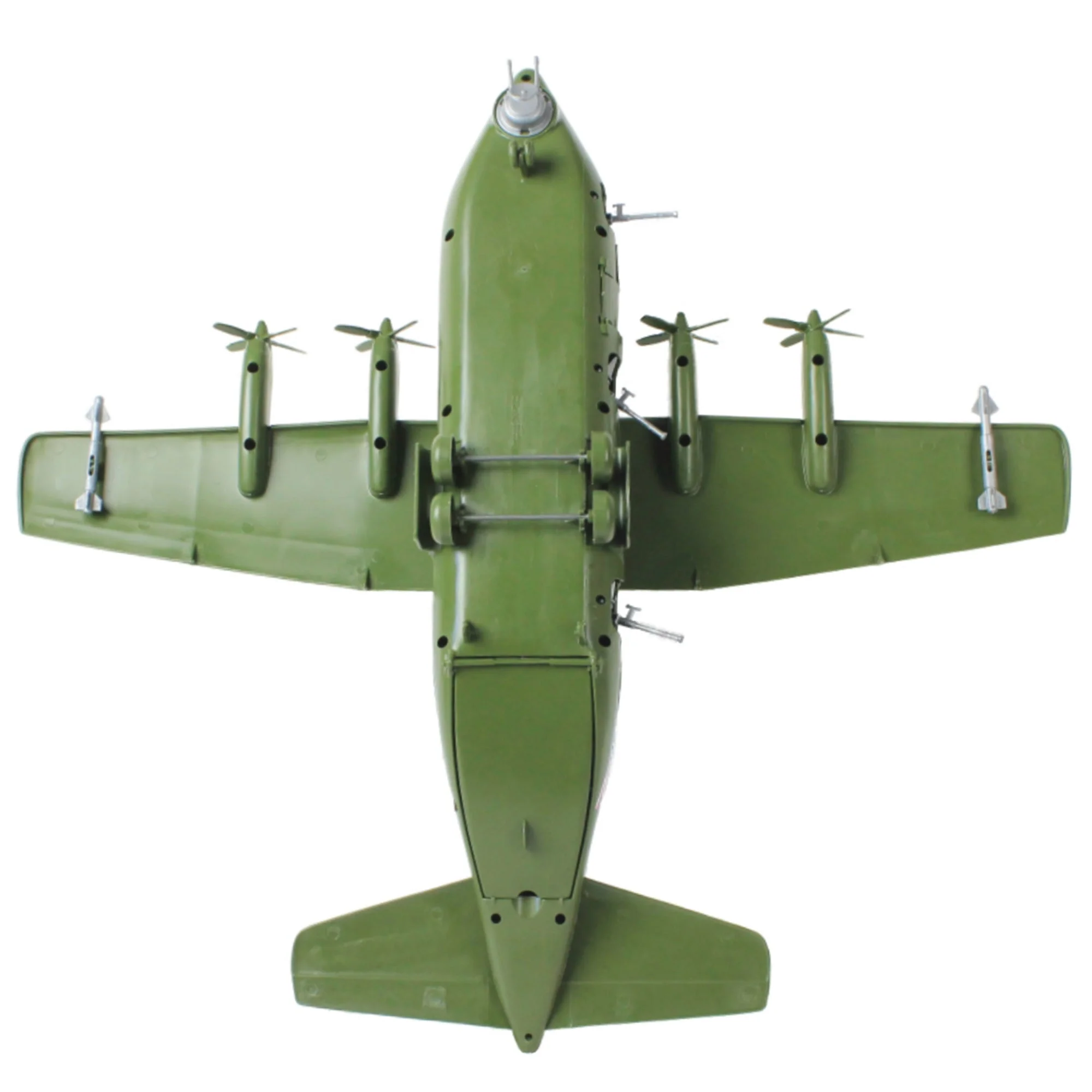 TimMee Plastic Army Men C130 Playset - 29pc OD Green Giant Military Airplane USA - Image 4