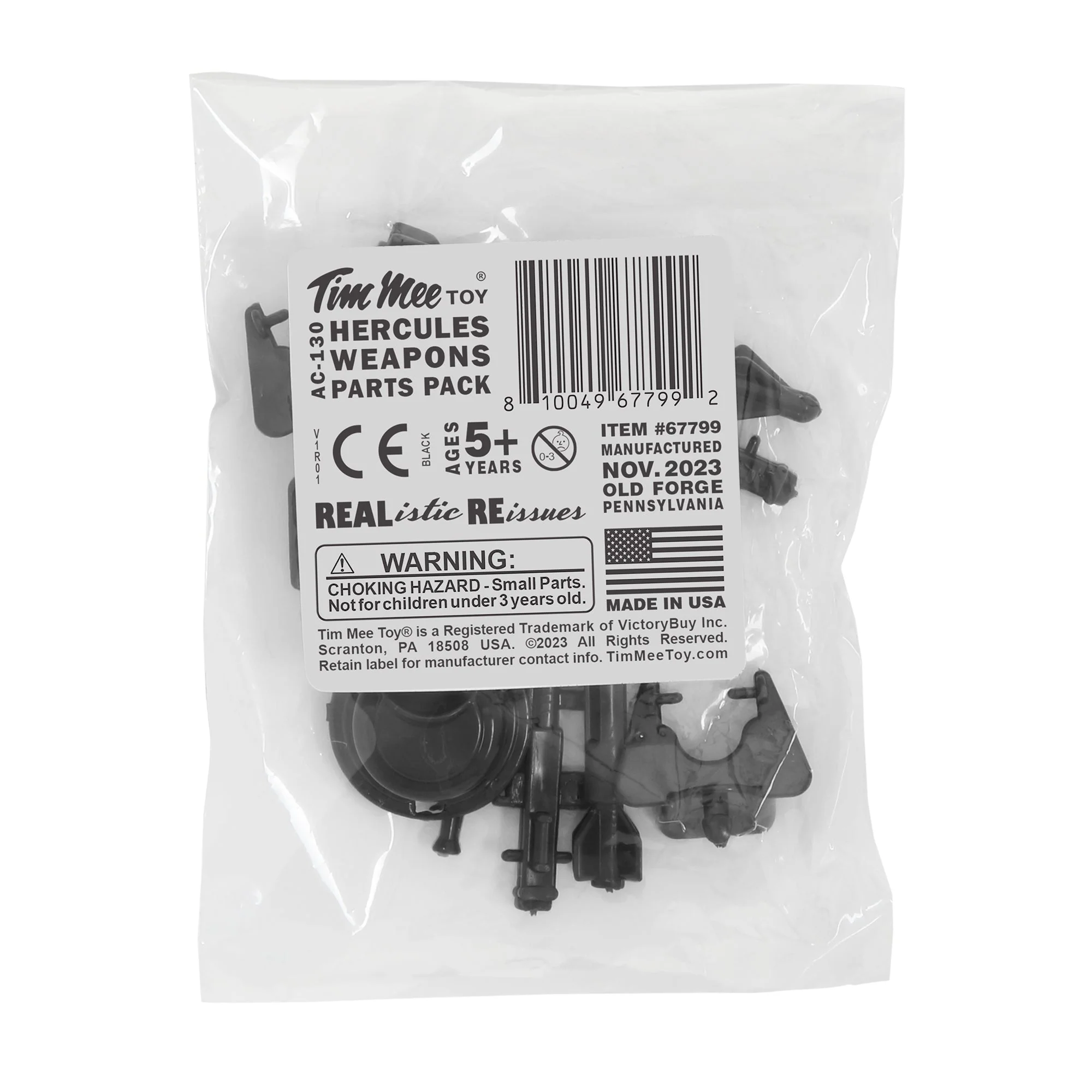TimMee Plastic Army Men Hercules AC-130 Weapons Replacement Parts - Made in USA - Image 2