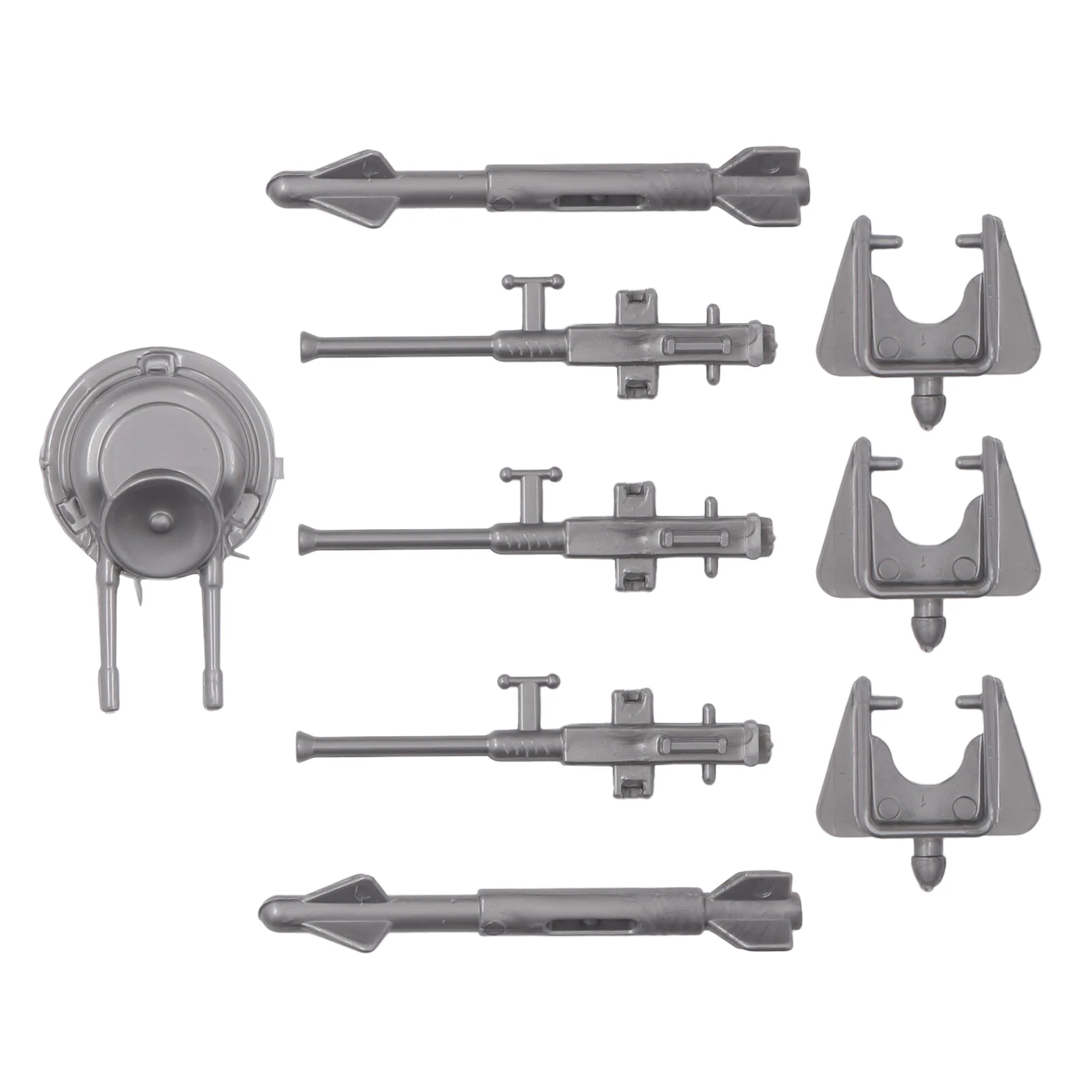 TimMee Plastic Army Men Hercules AC-130 Weapons Silver-Gray Replacement Parts US