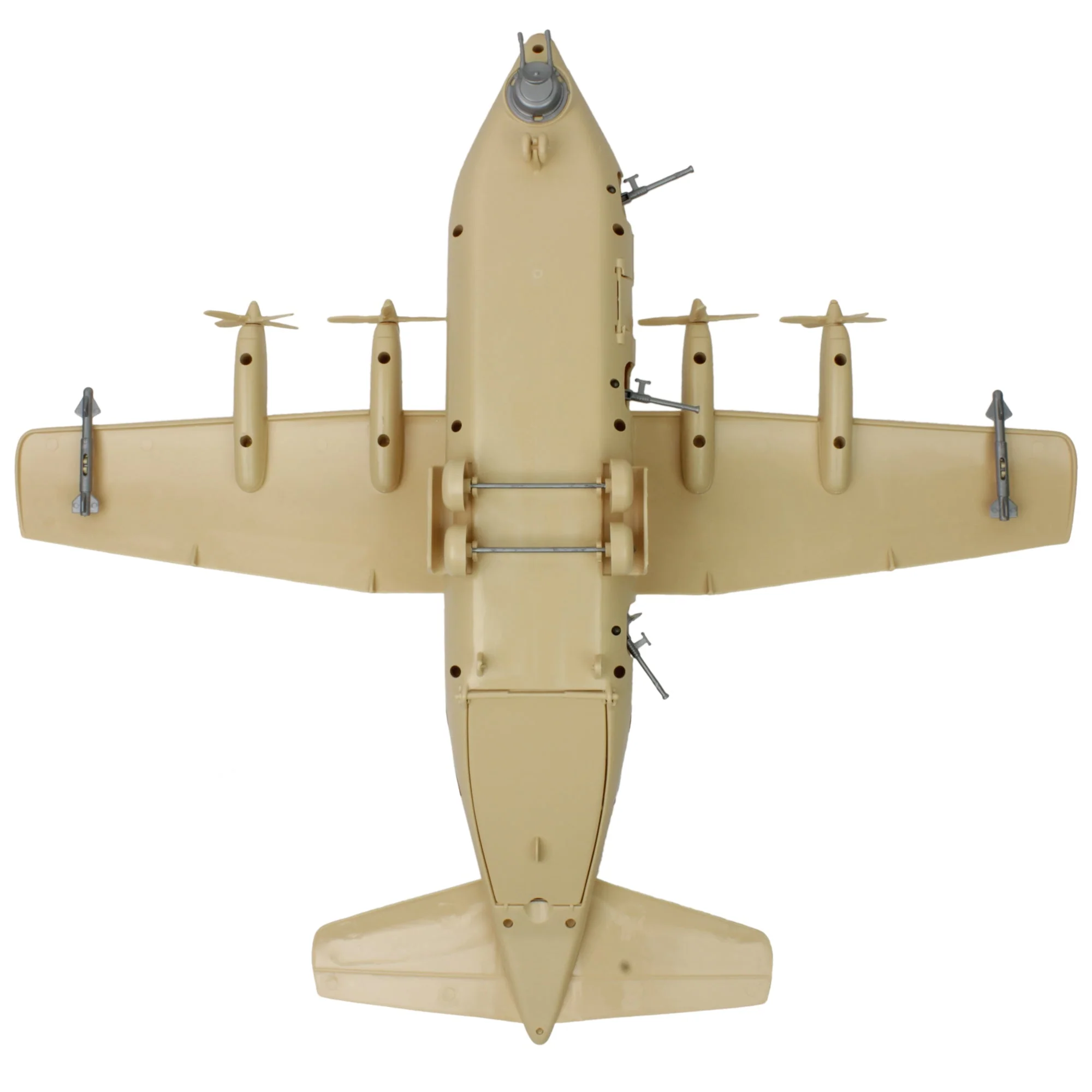TimMee Plastic Army Men C130 Playset - Tan 29pc Giant Military Airplane US Made - Image 4