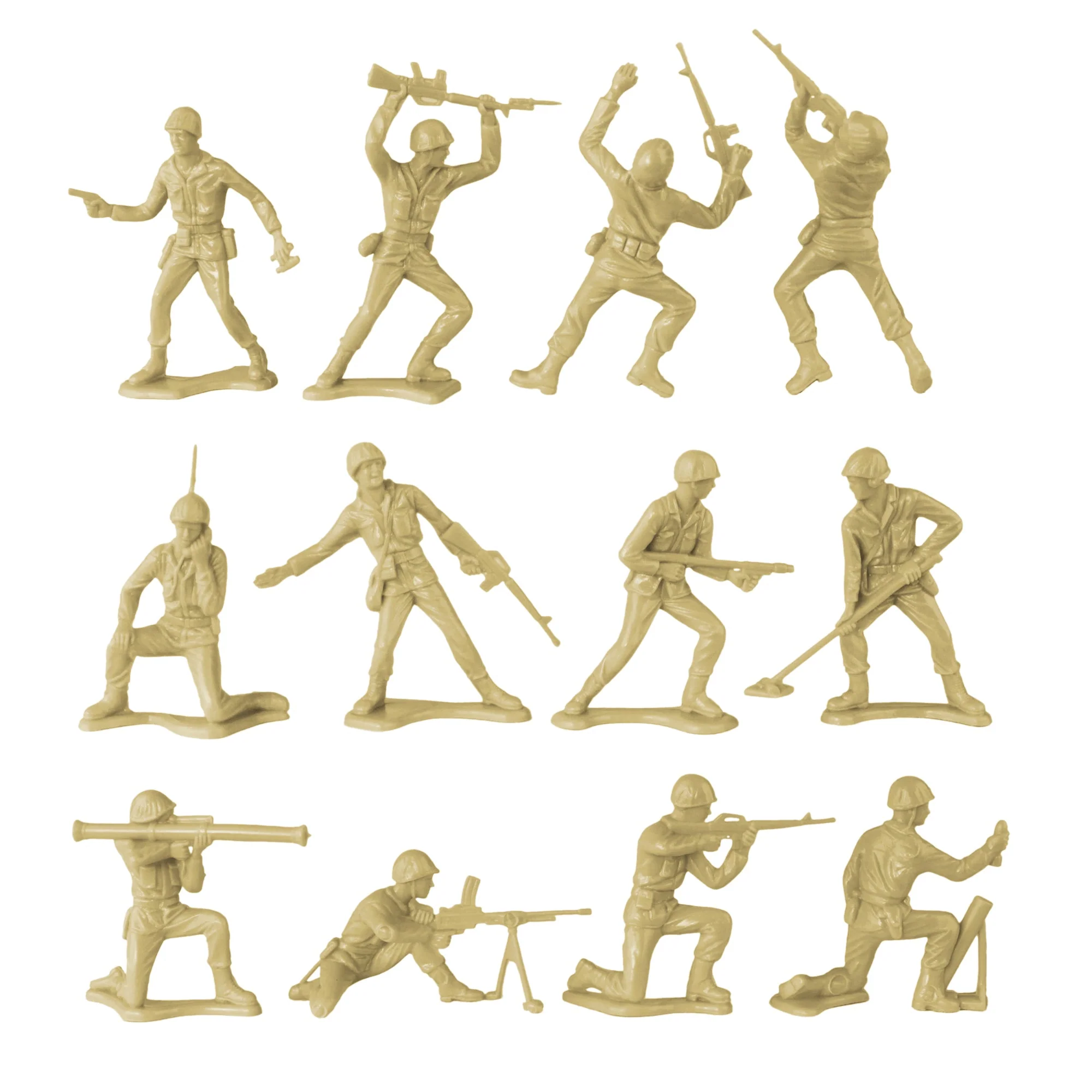TimMee Plastic Army Men C130 Playset - Tan 29pc Giant Military Airplane US Made - Image 5