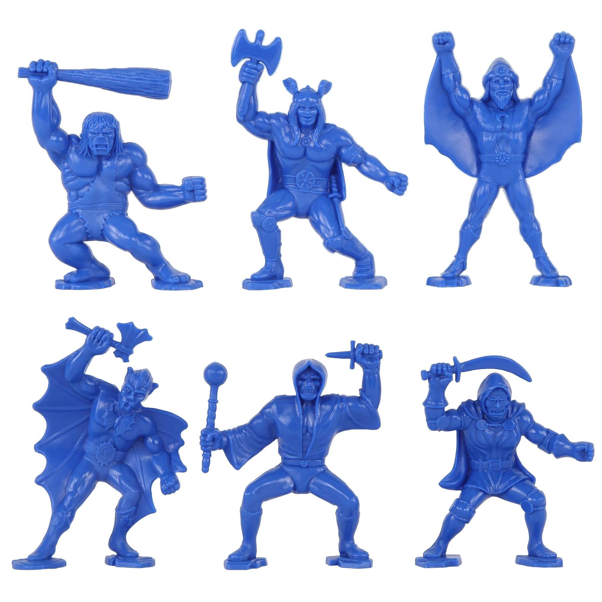 TimMee Legendary Battle Fantasy Figures - 3 inch Blue vs Lime Green 24pc Set USA - Image 3