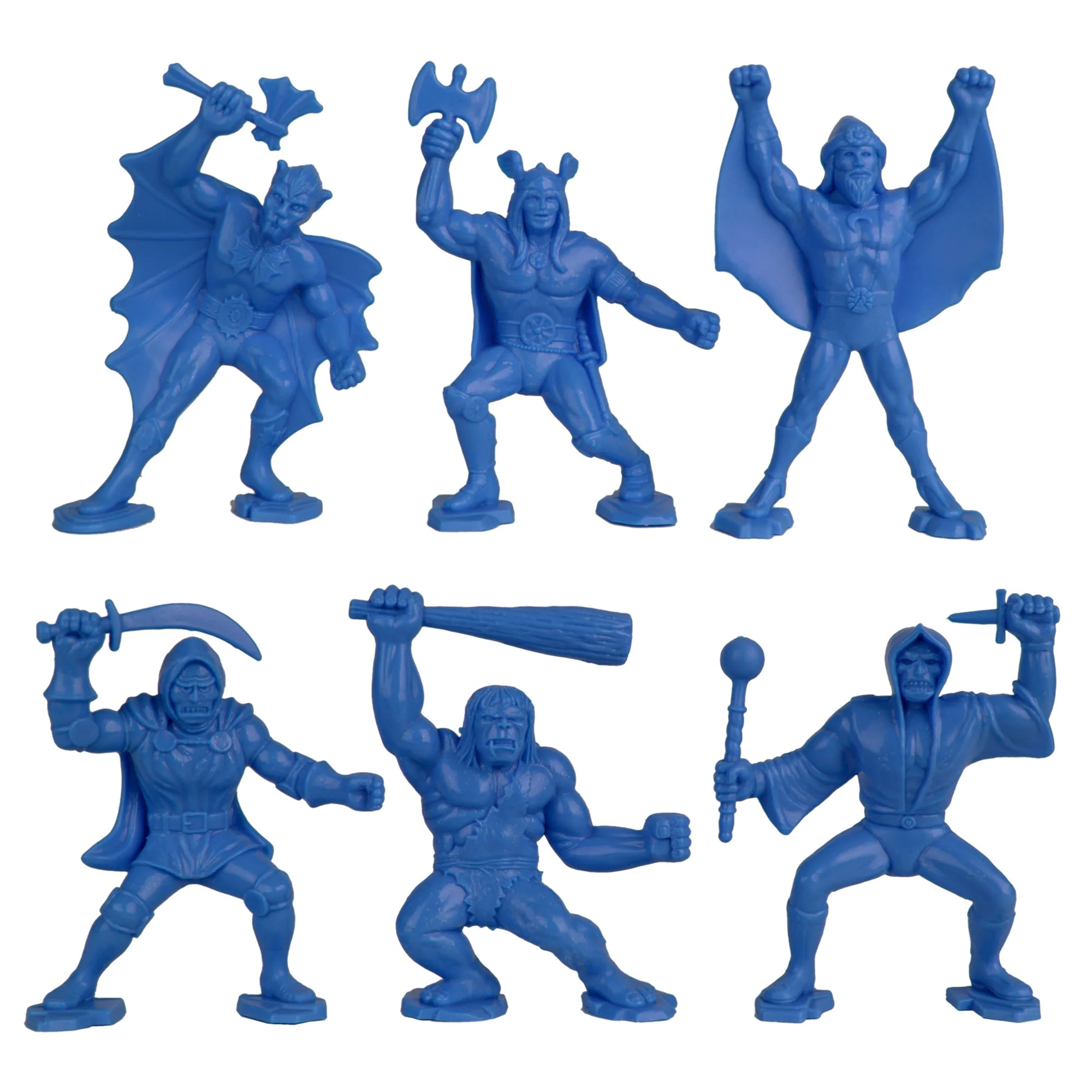 TimMee Legendary Battle Fantasy Figures - 3 inch Blue vs Lime Green 24pc Set USA - Image 4