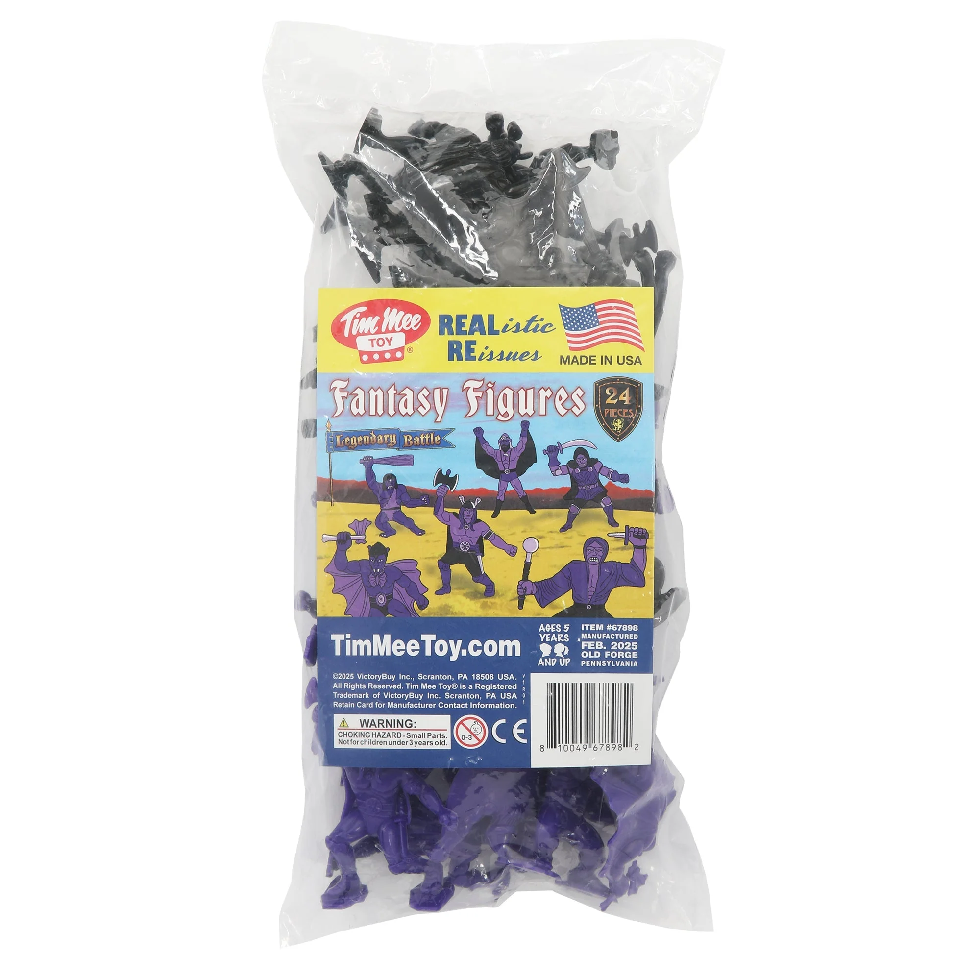 TimMee Legendary Battle Fantasy Figures - 3 inch Purple vs Black 24pc Set - USA - Image 8