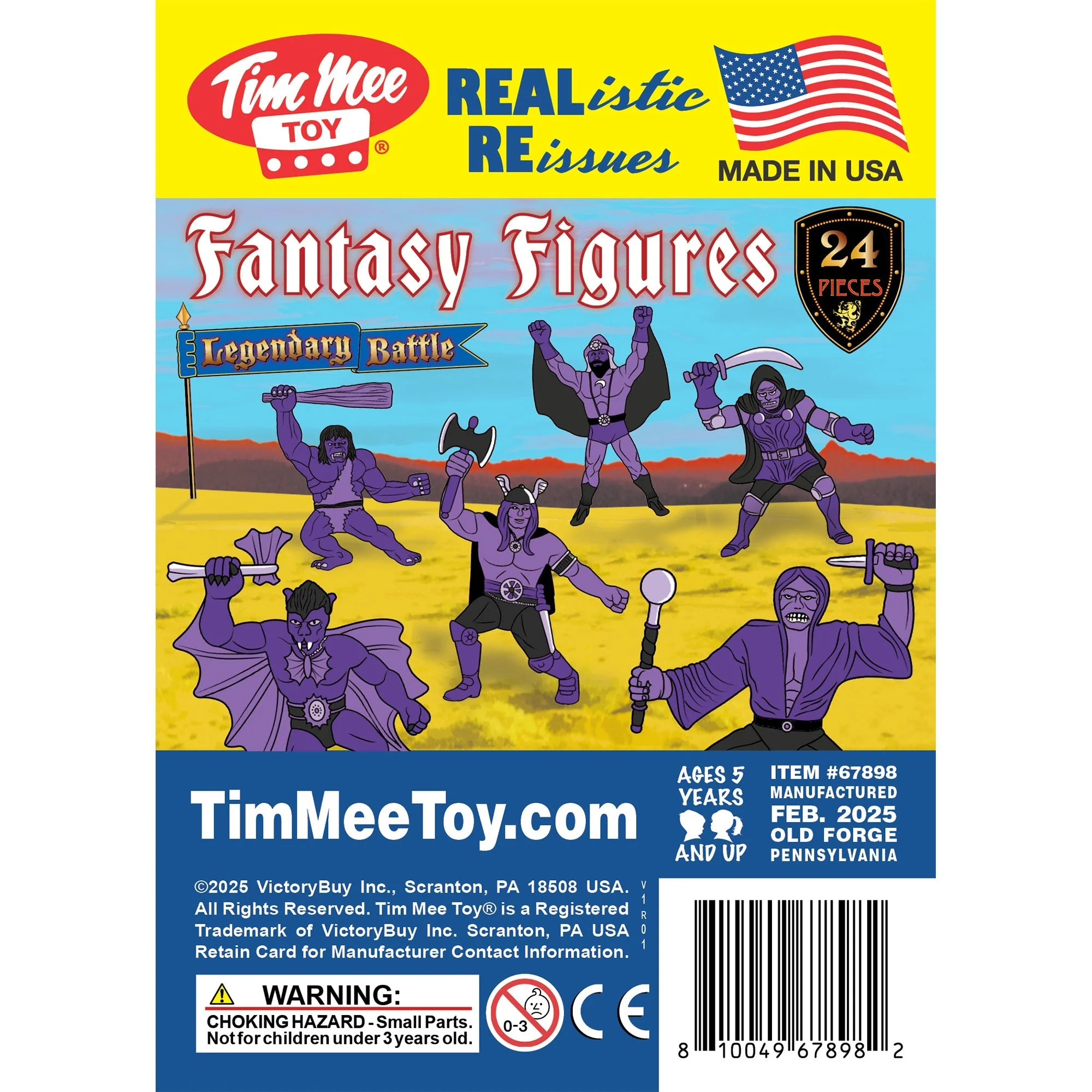 TimMee Legendary Battle Fantasy Figures - 3 inch Purple vs Black 24pc Set - USA - Image 9