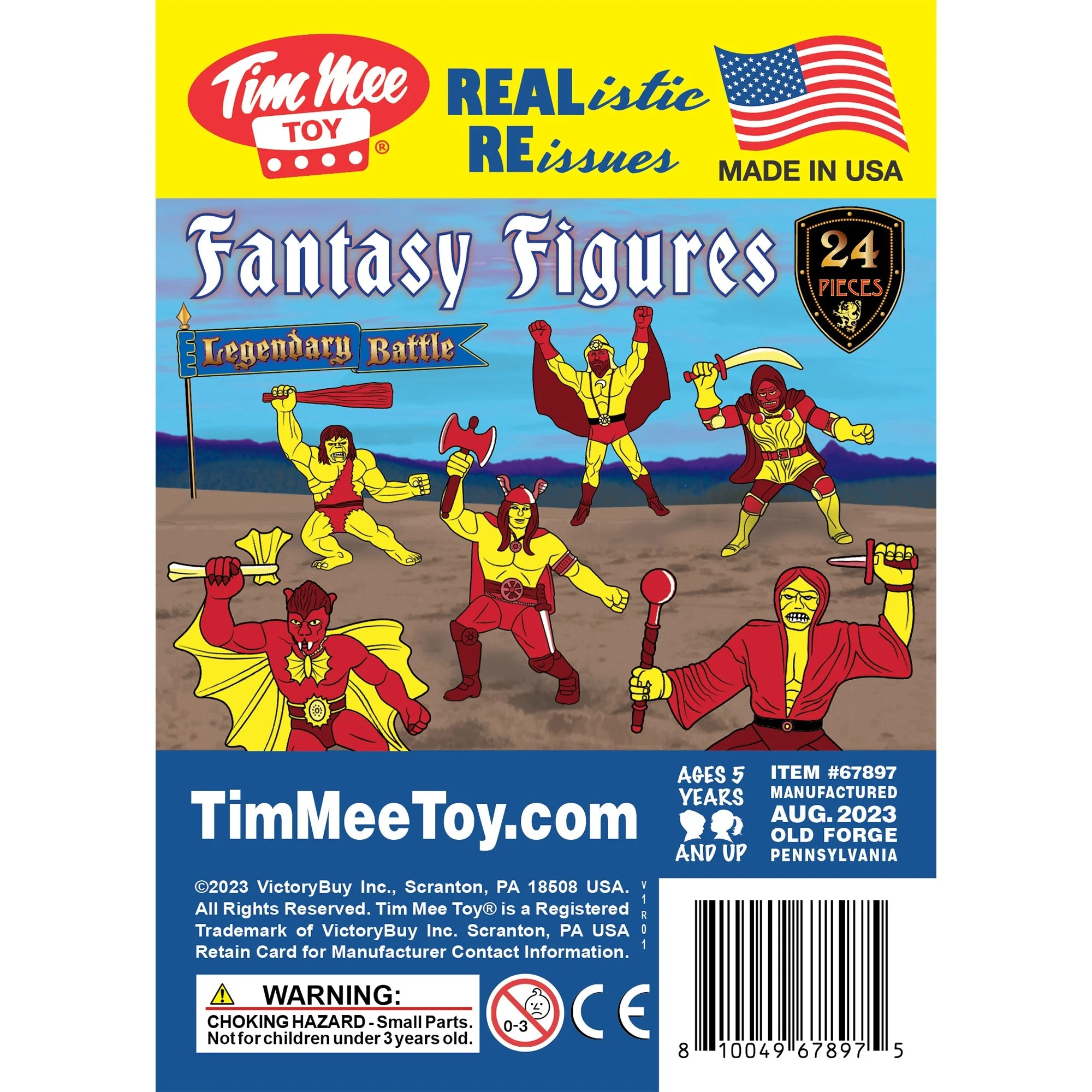 TimMee Legendary Battle Fantasy Figures - 3 inch Red vs Yellow 24pc Set - USA - Image 7