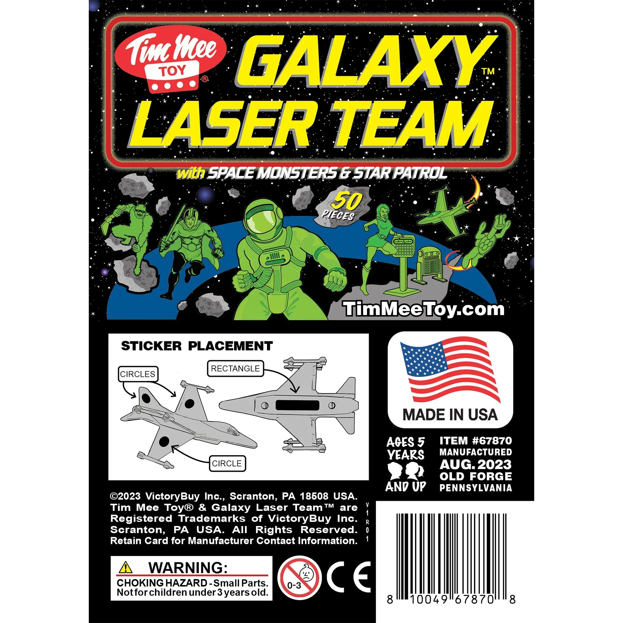 TimMee Galaxy Laser Team Space Figures - Blue vs Green 50pc Set - Made in USA - Image 9