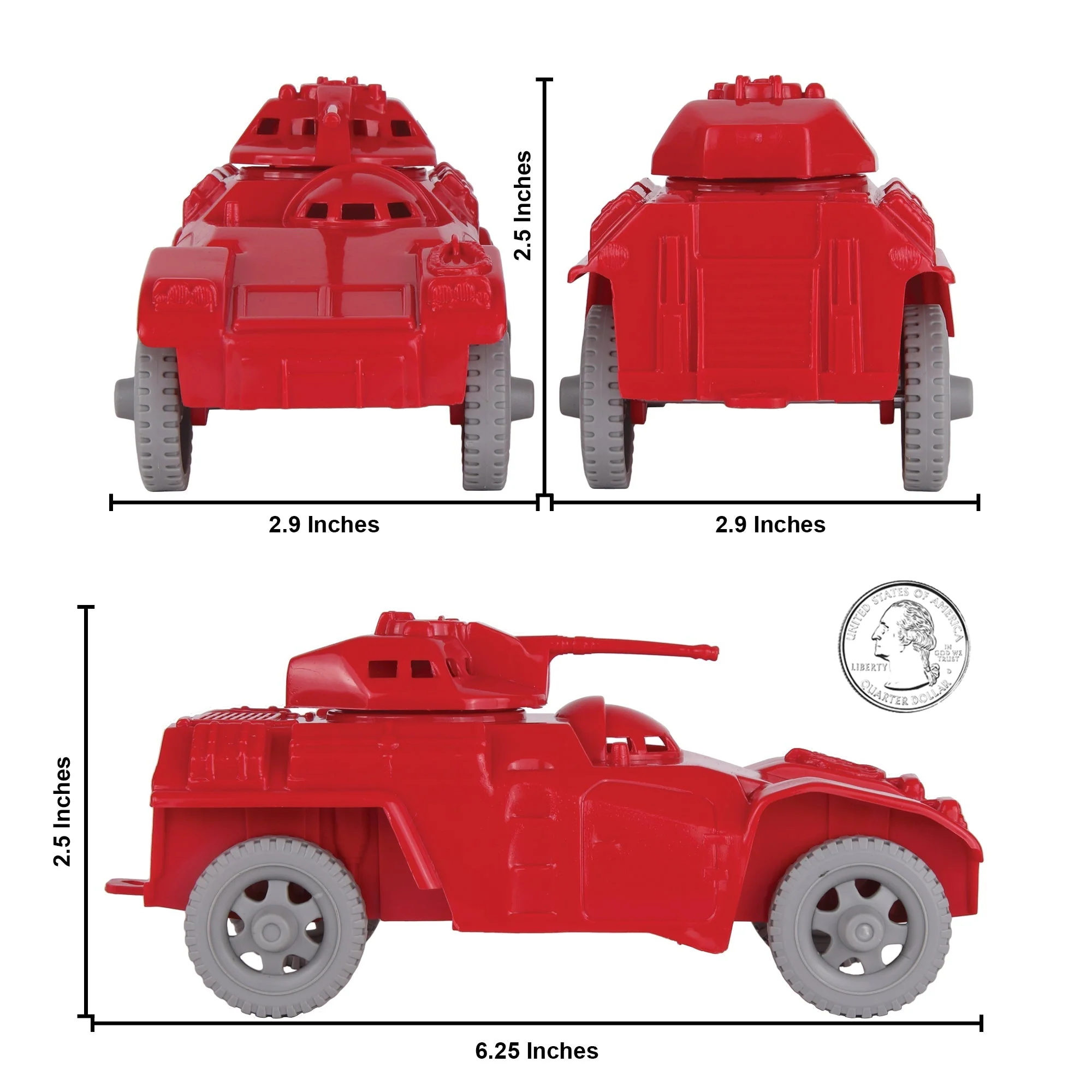 Tim Mee Galaxy Laser Team Mars & Lunar Patrol Rovers - Plastic Space Vehicles - Image 2